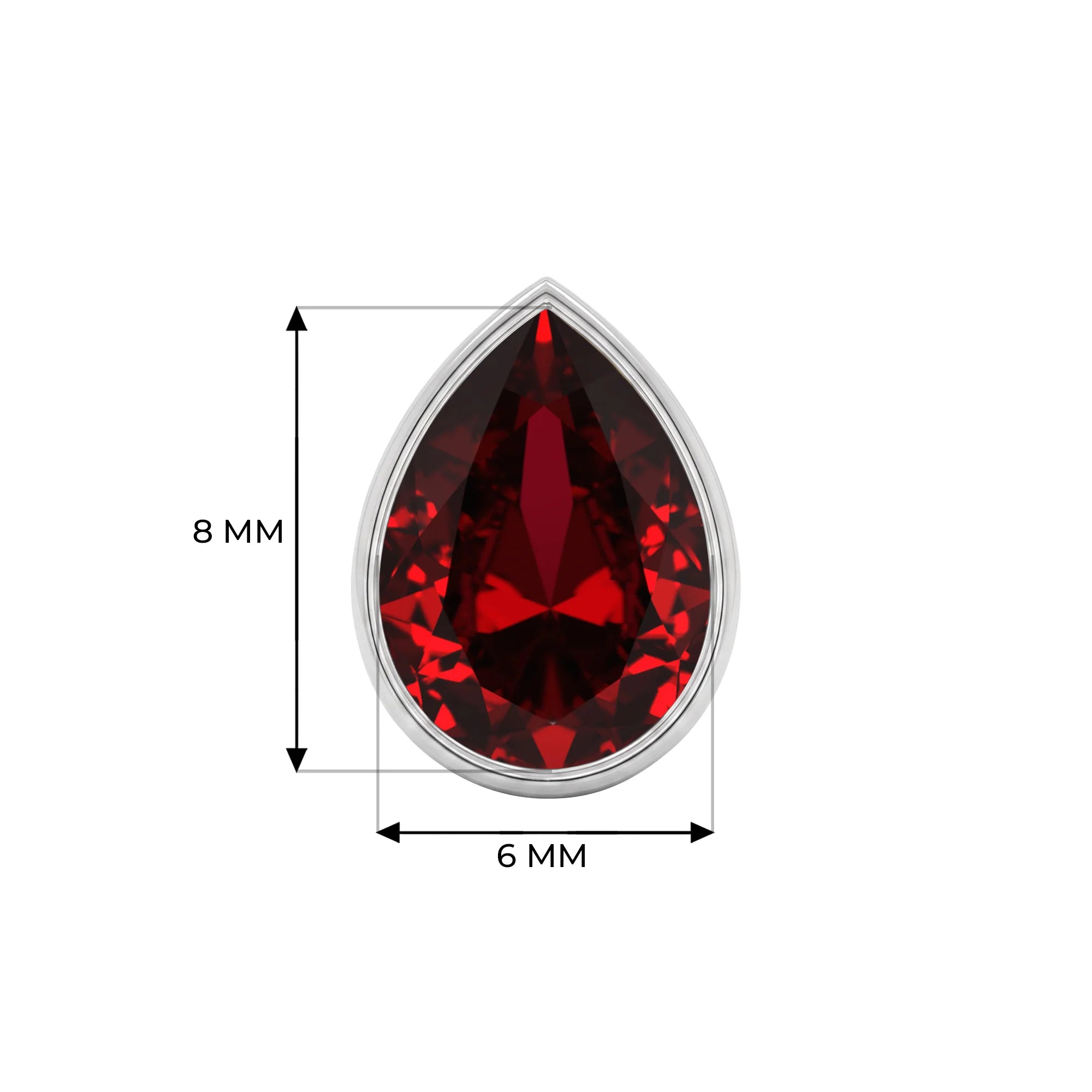 14K White Gold