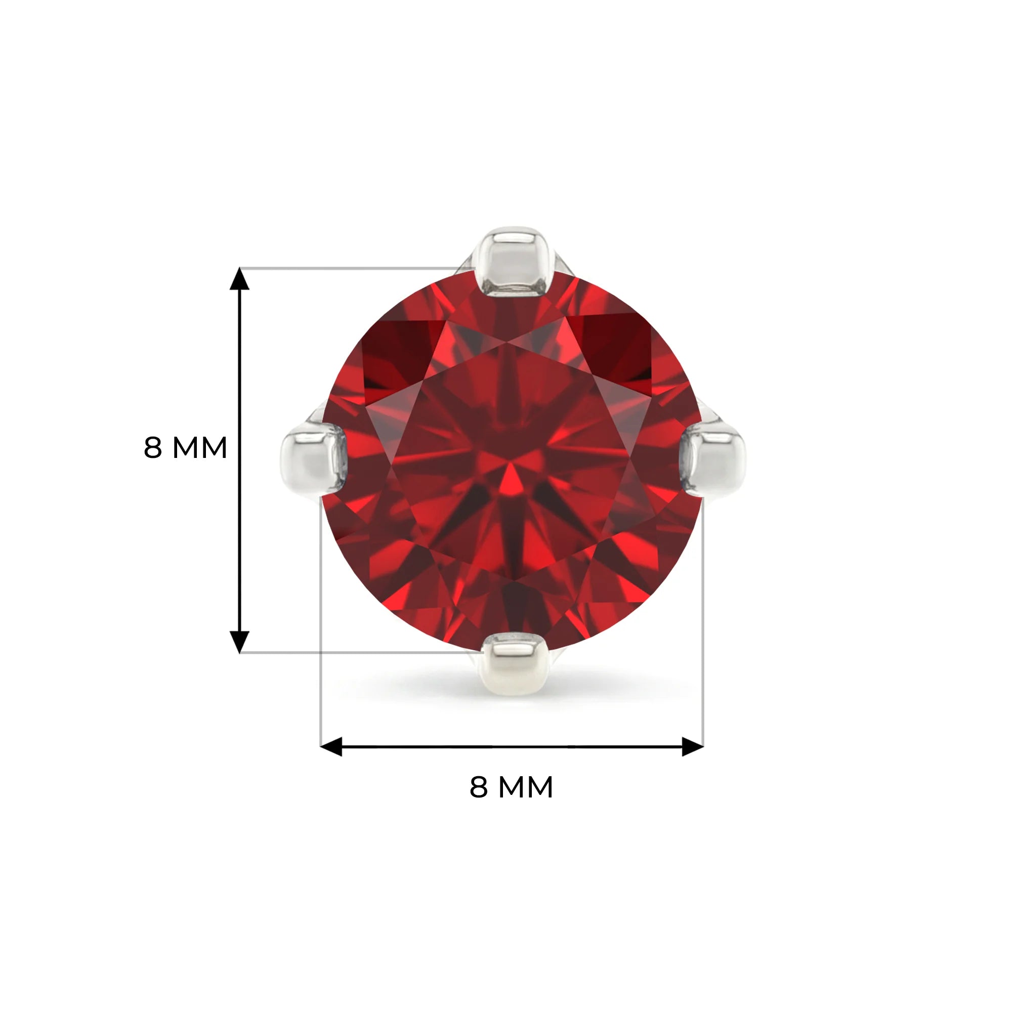 14K White Gold