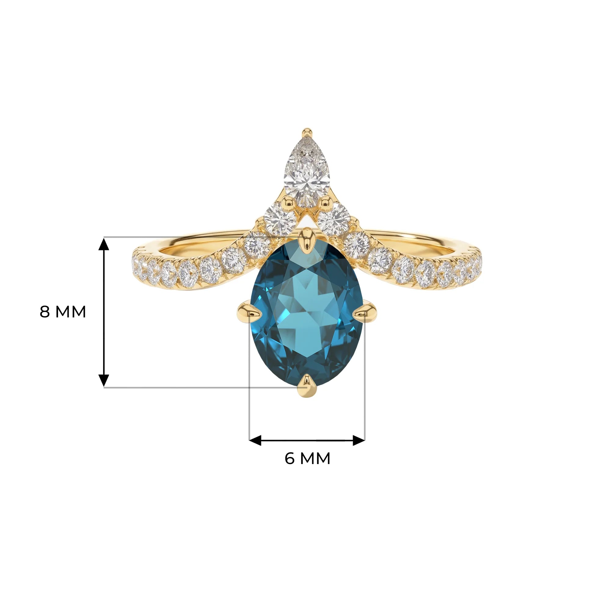 14K Yellow Gold