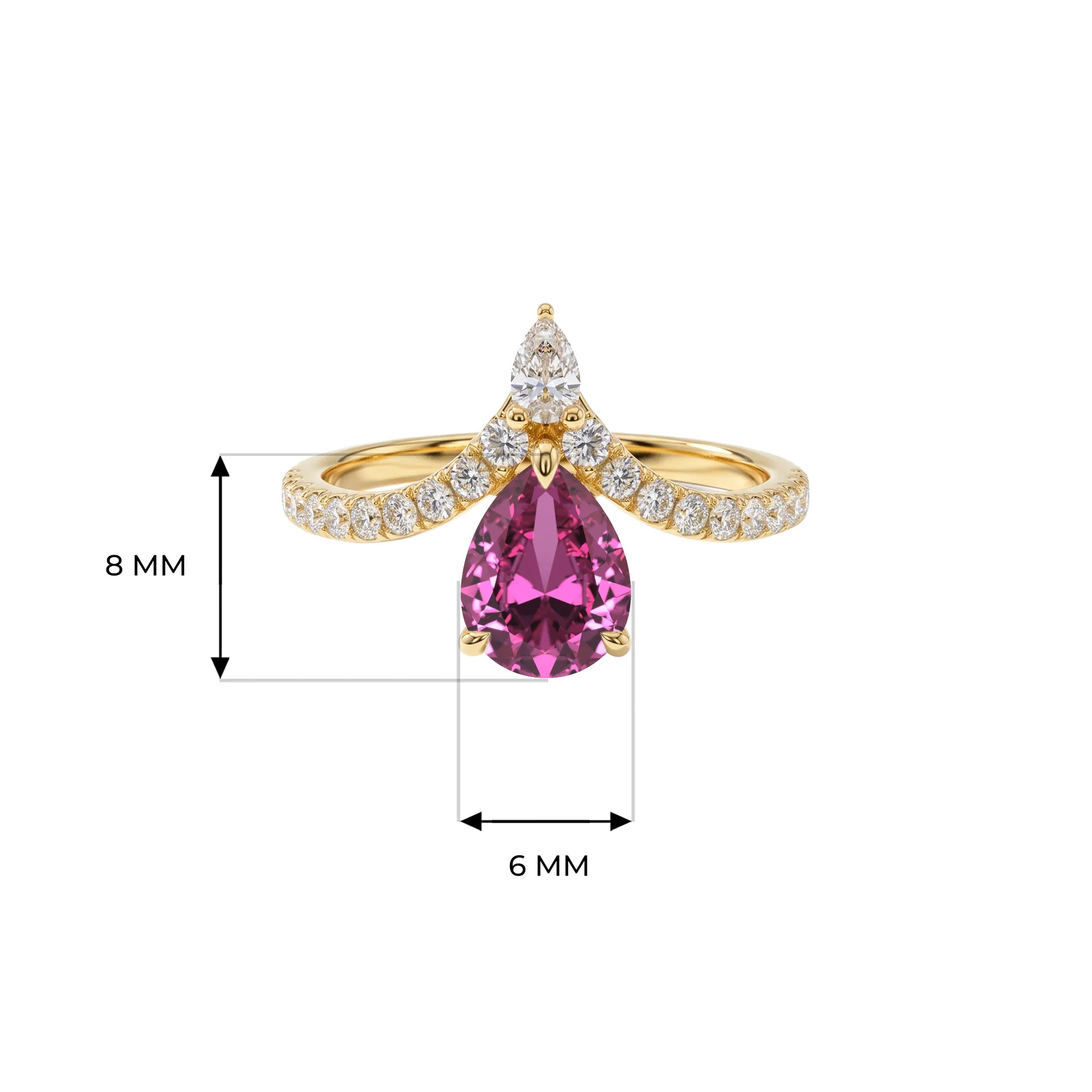 14K Yellow Gold