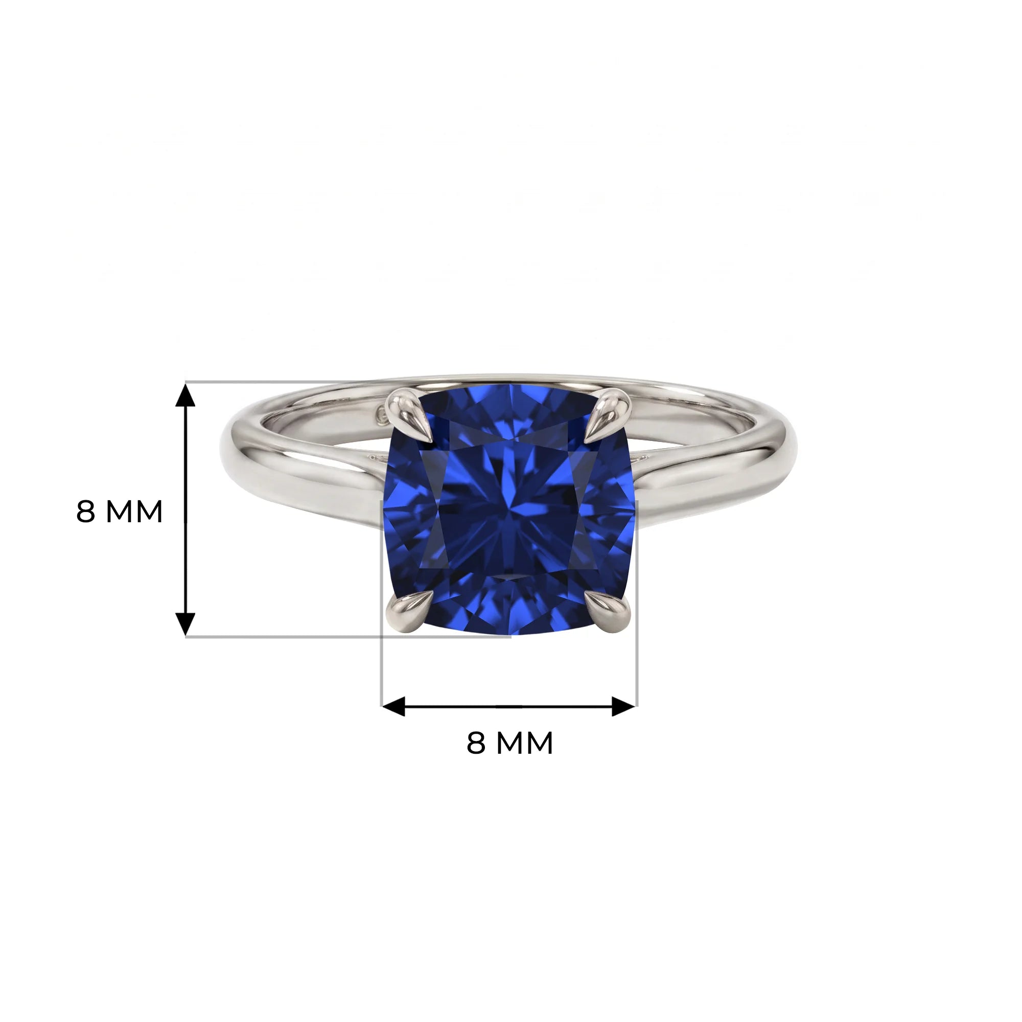14K White Gold