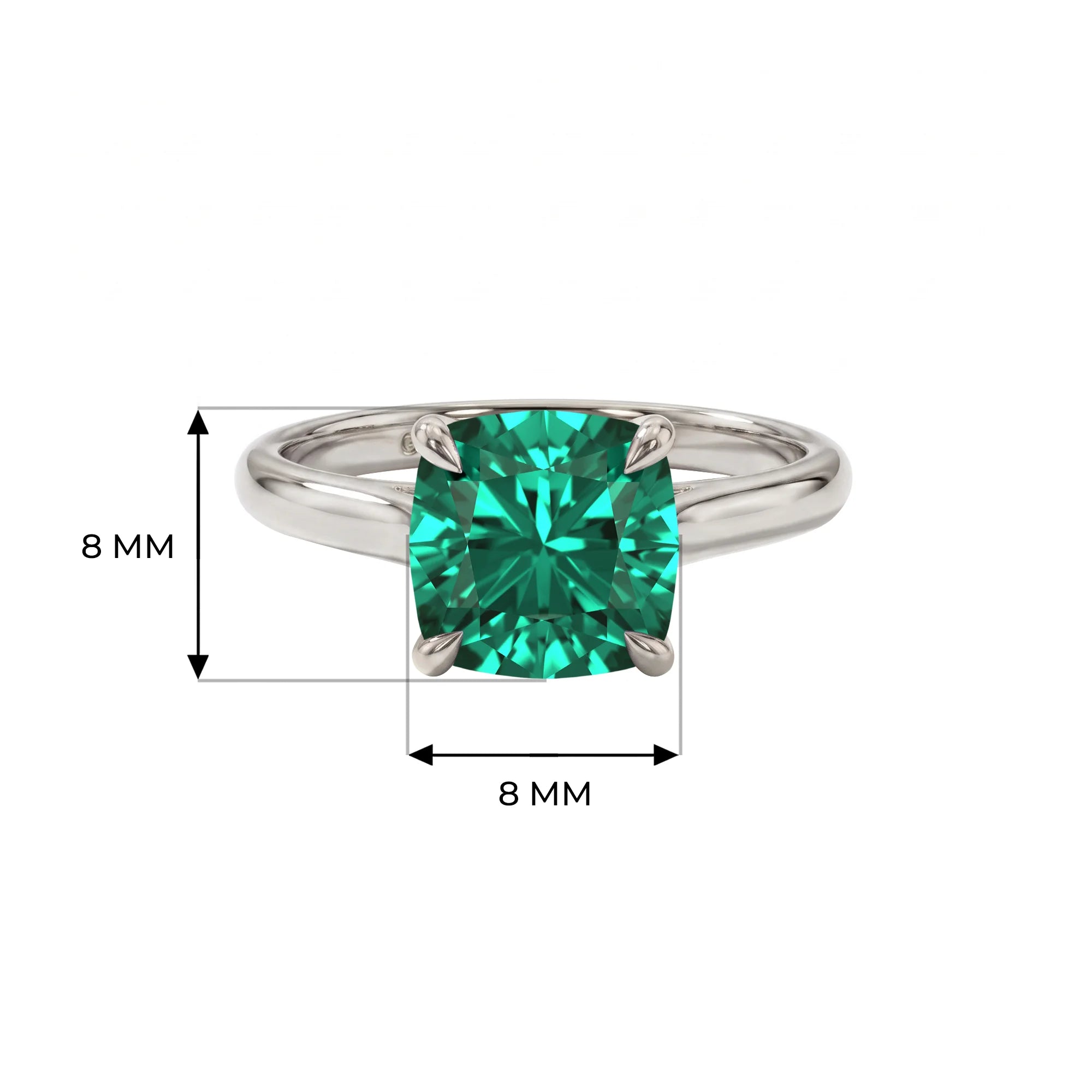 14K White Gold