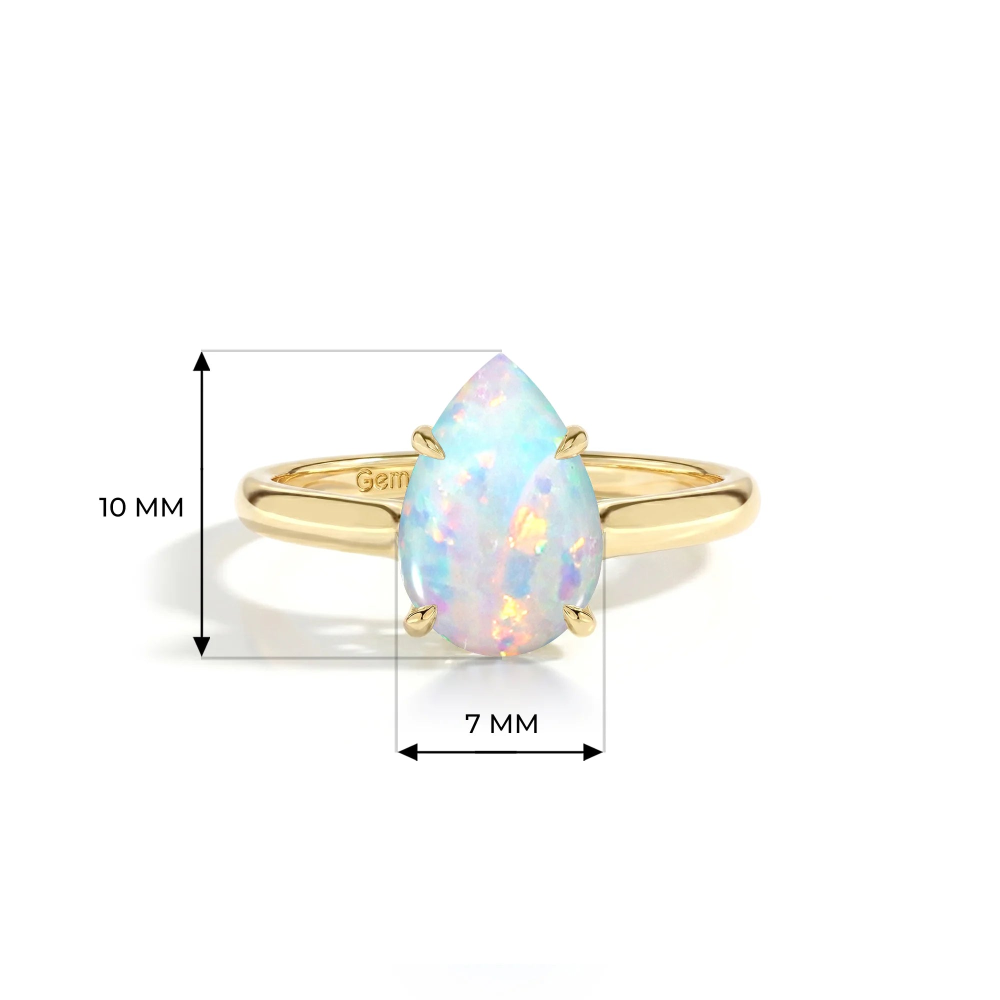 14K Yellow Gold