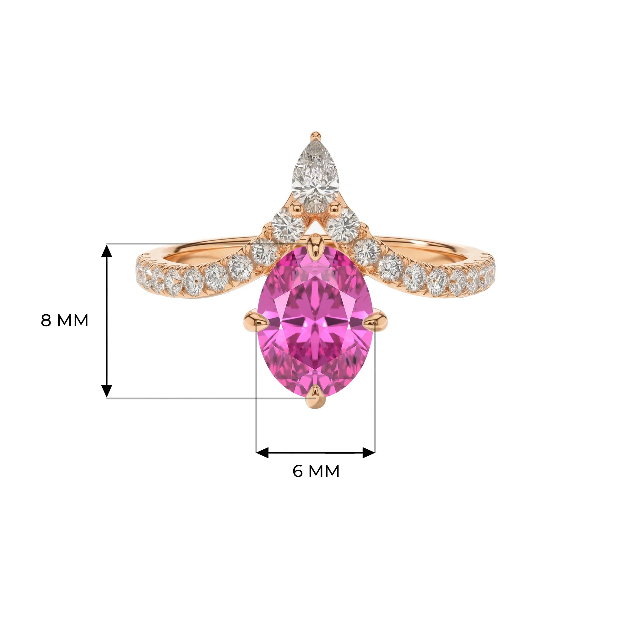 14K Rose Gold