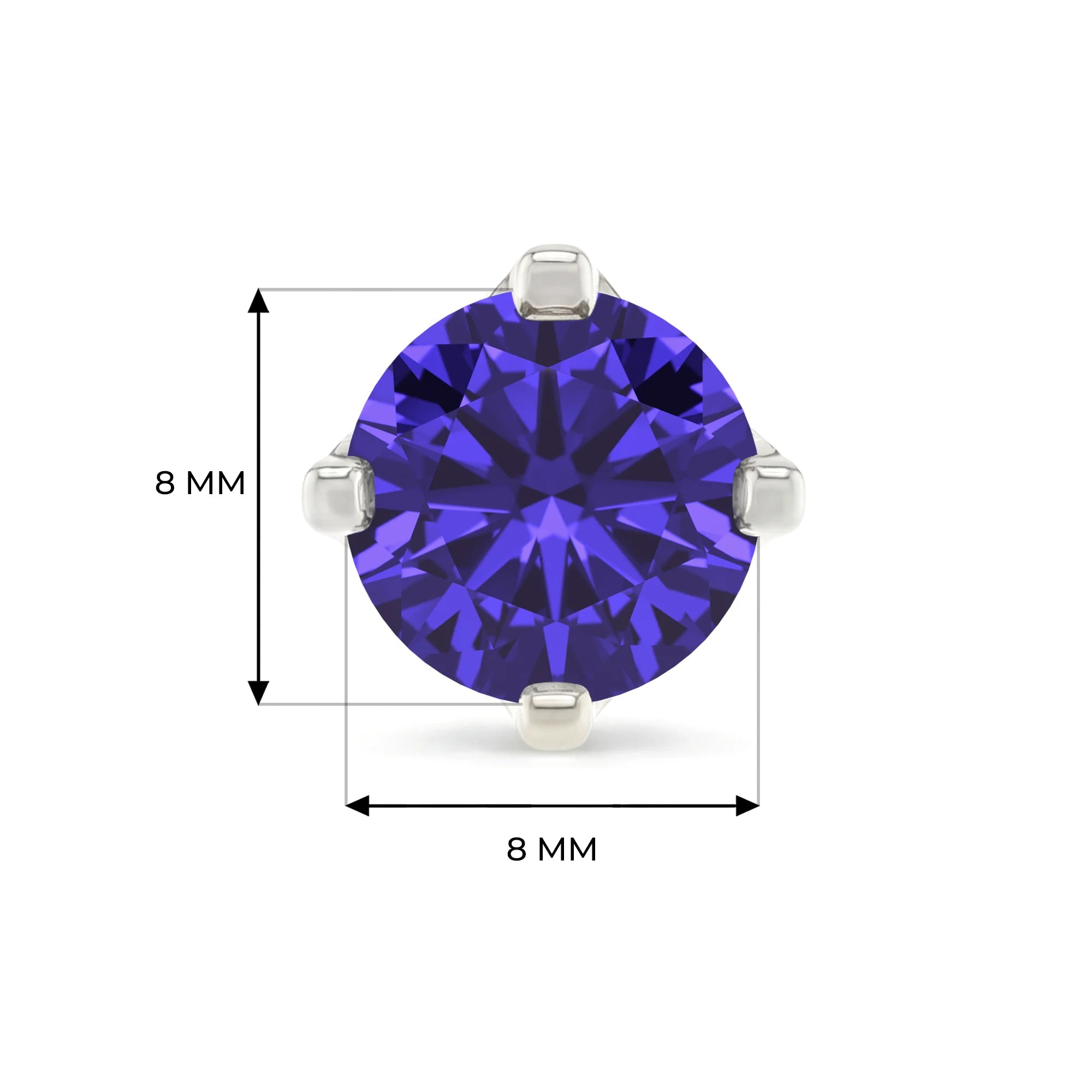 14K White Gold