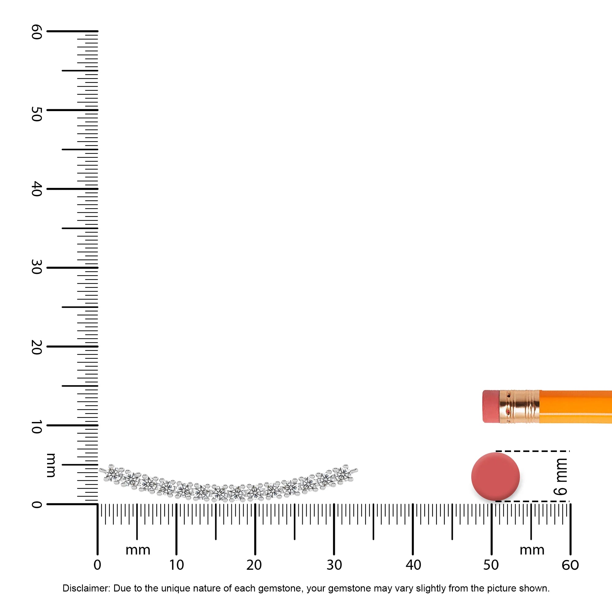 lab grown diamond round bar necklaces in platinum 