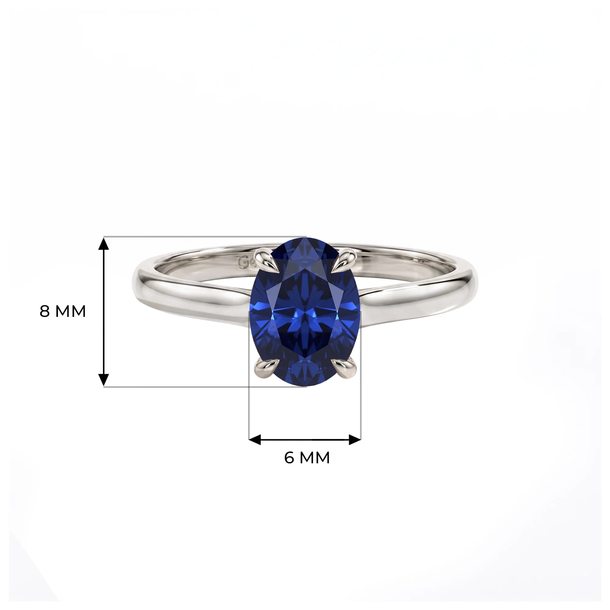 14K White Gold