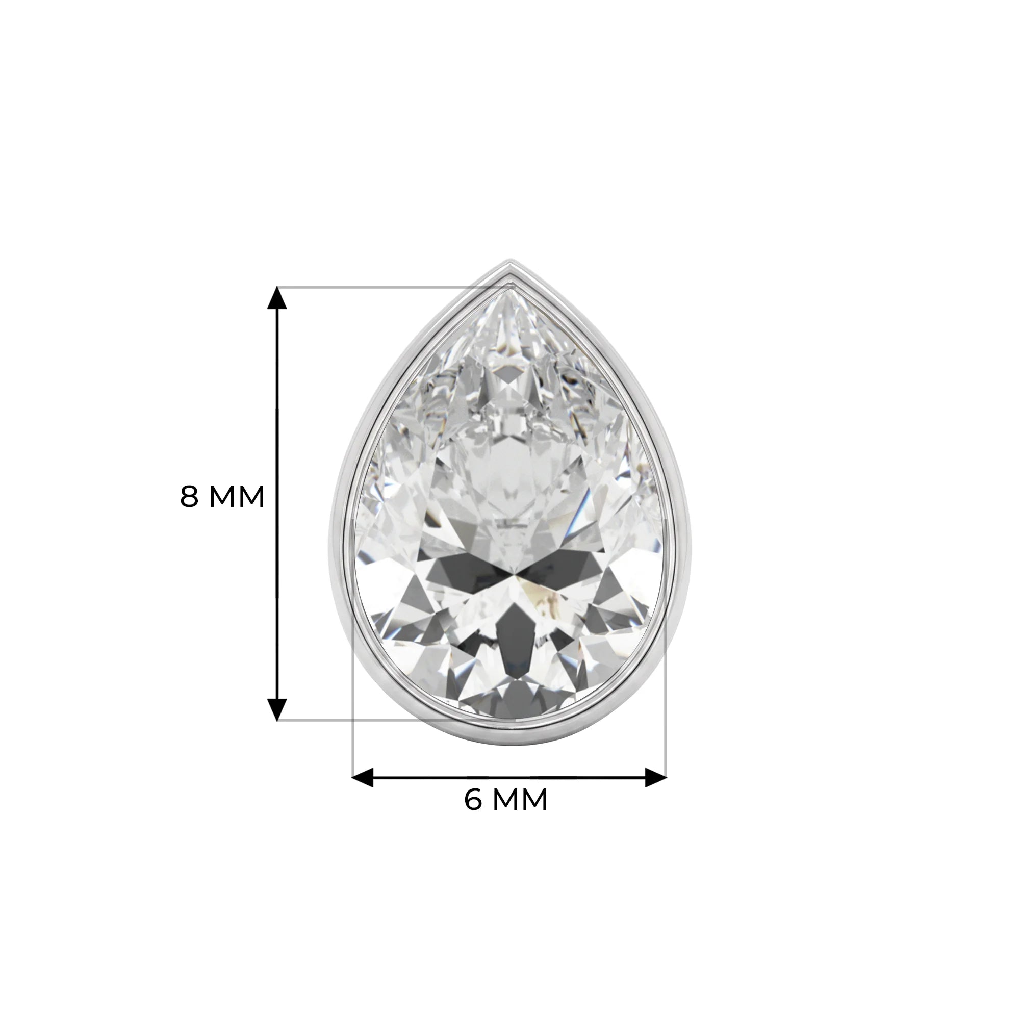 14K White Gold