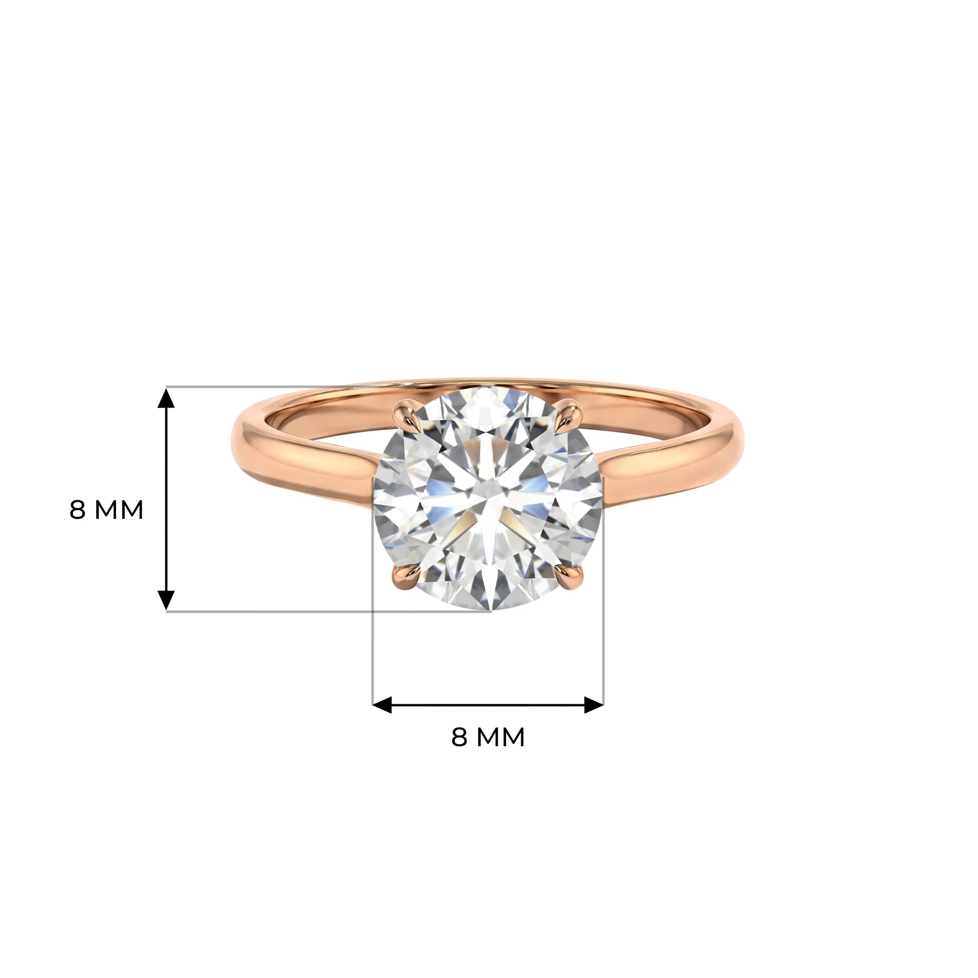 14K Rose Gold