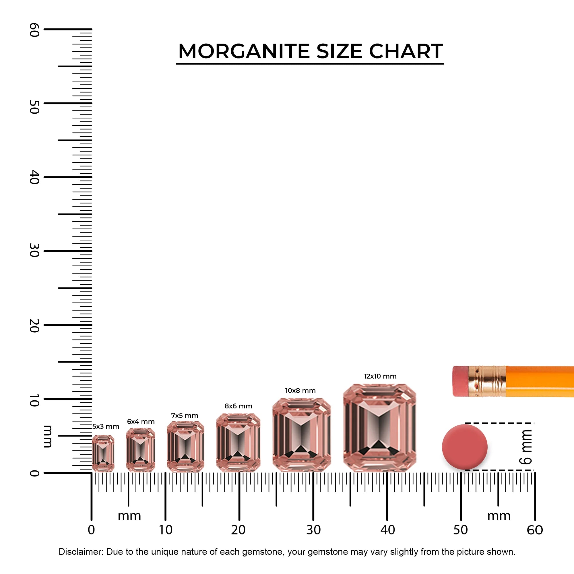 lab grown morganite emerald cut solitaire rings in yellow gold 