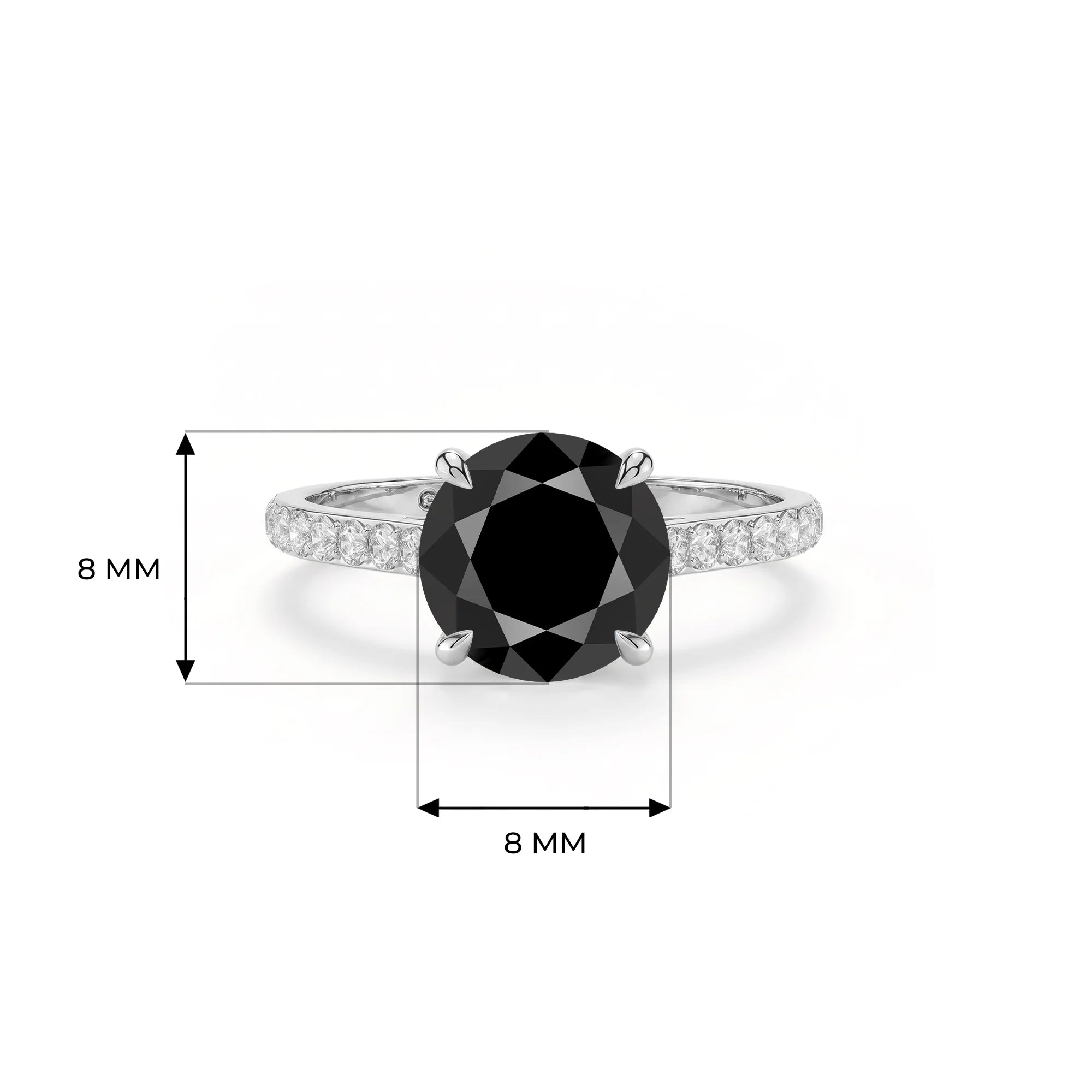 14K White Gold