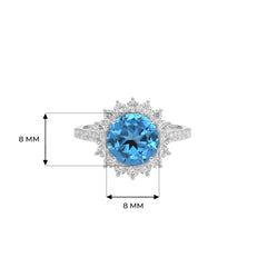 14K White Gold