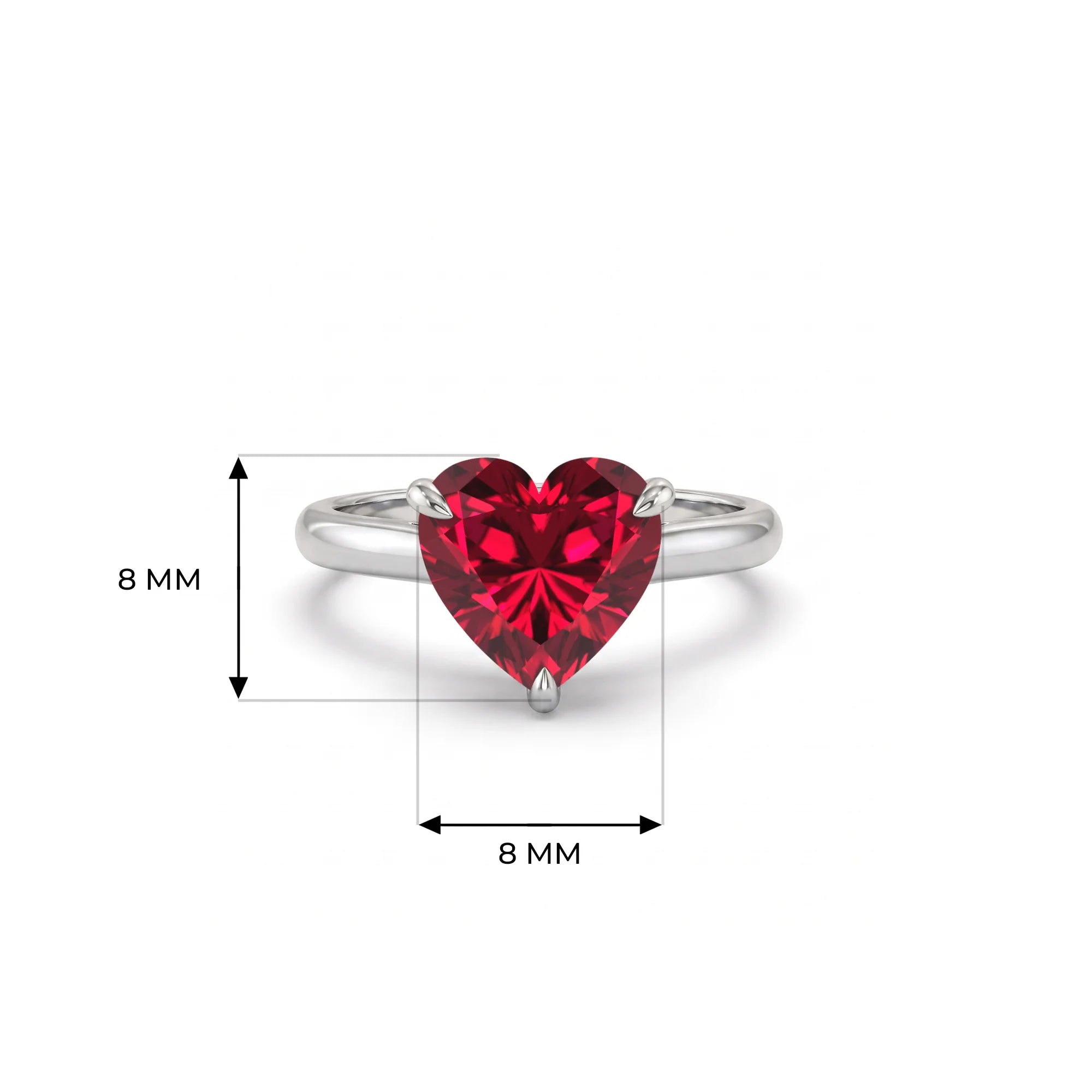 14K White Gold