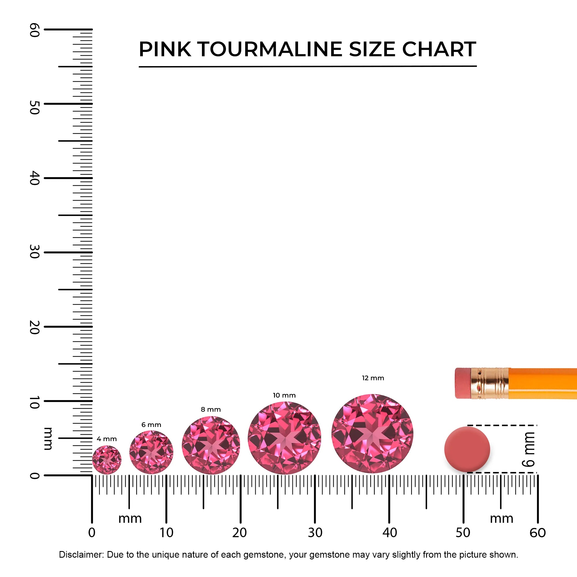 lab grown pink-tourmaline round solitaire v-bale necklaces in yellow gold 