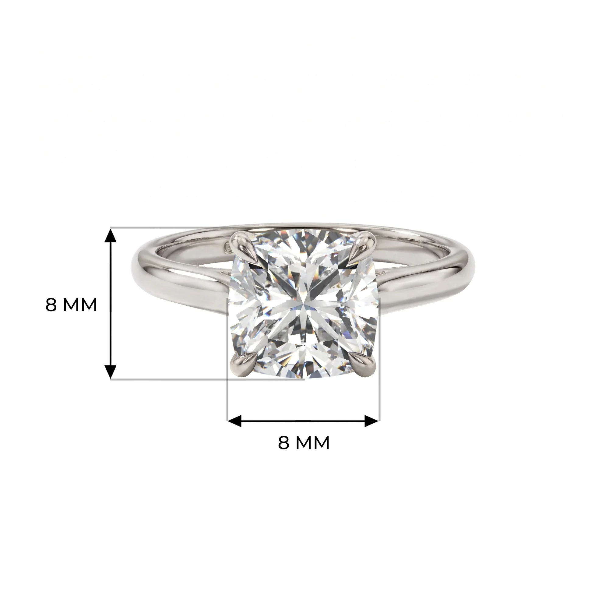 14K White Gold