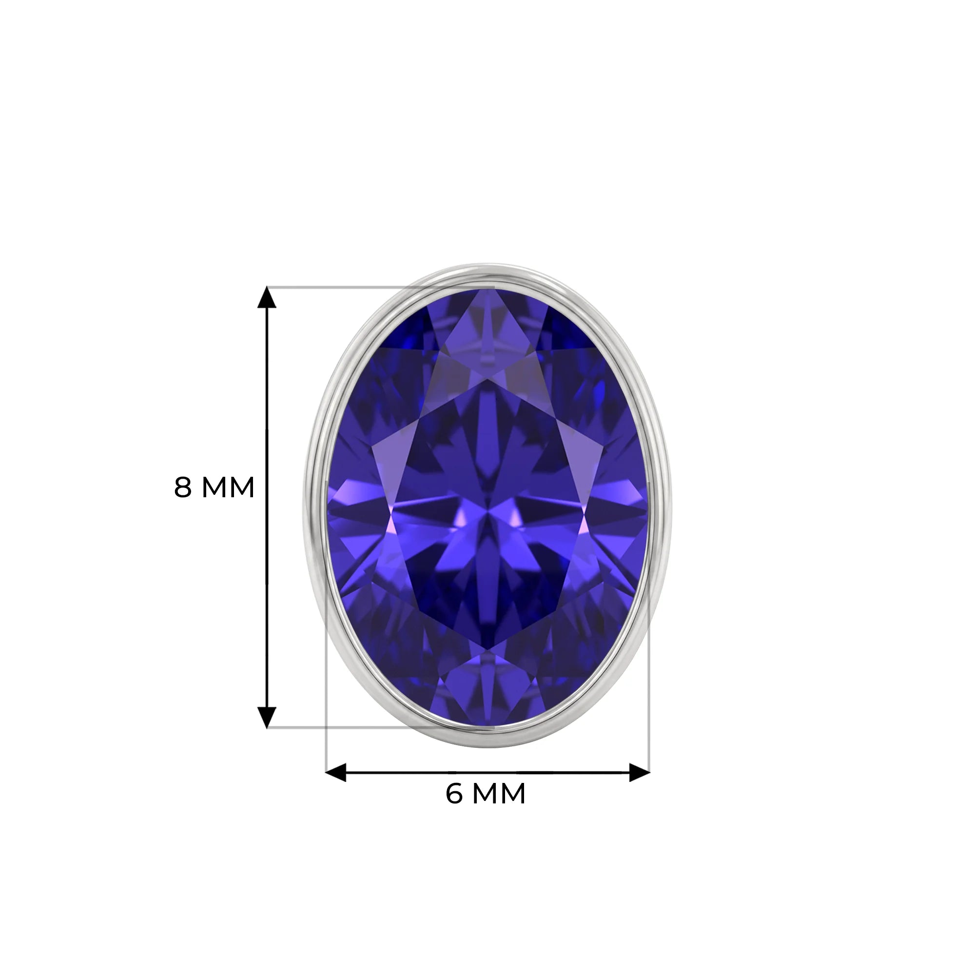 14K White Gold