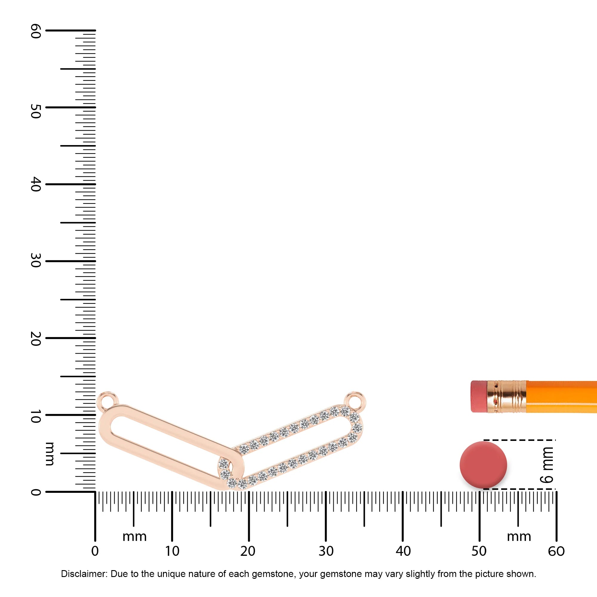 lab grown diamond round infinity necklaces in rose gold 