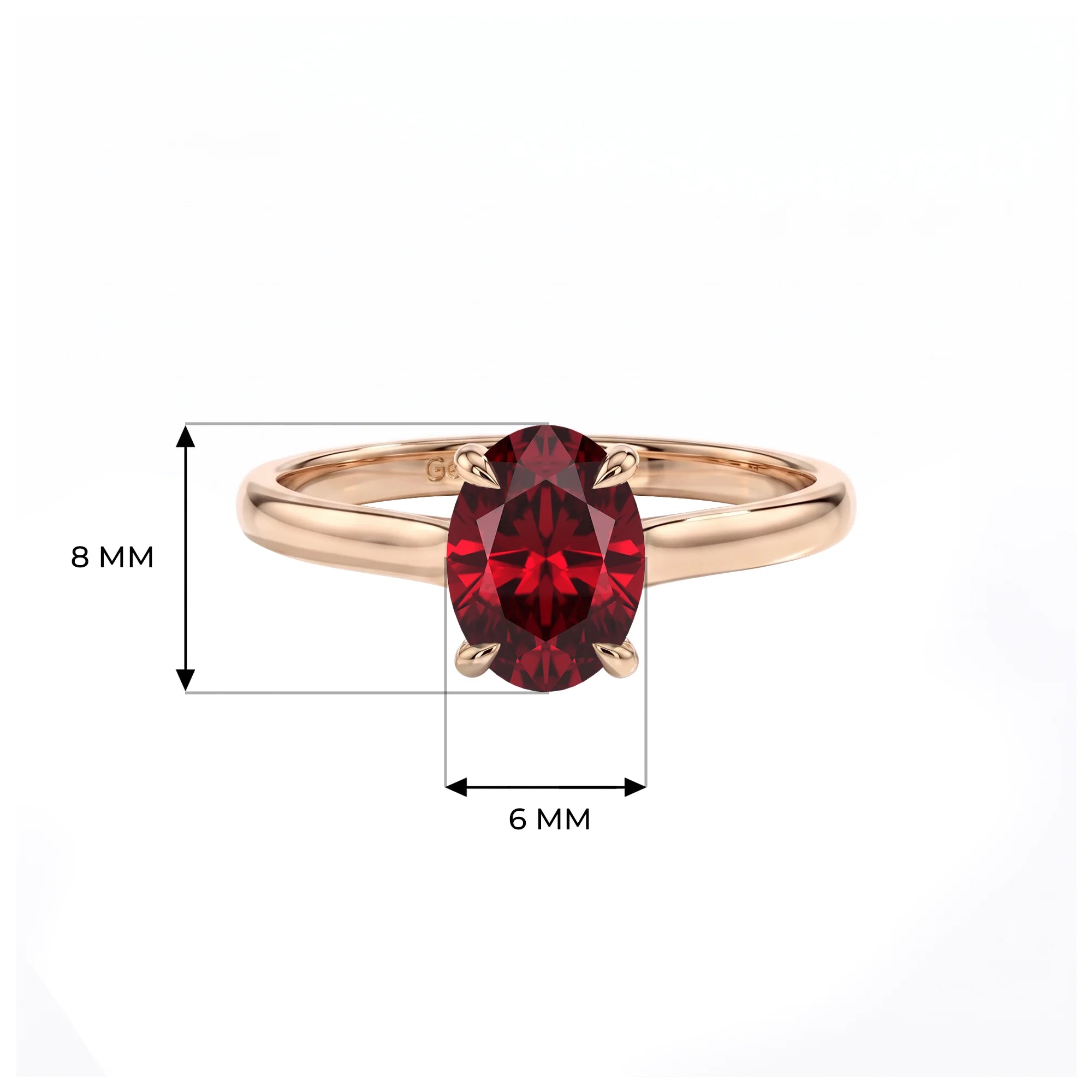 14K Rose Gold