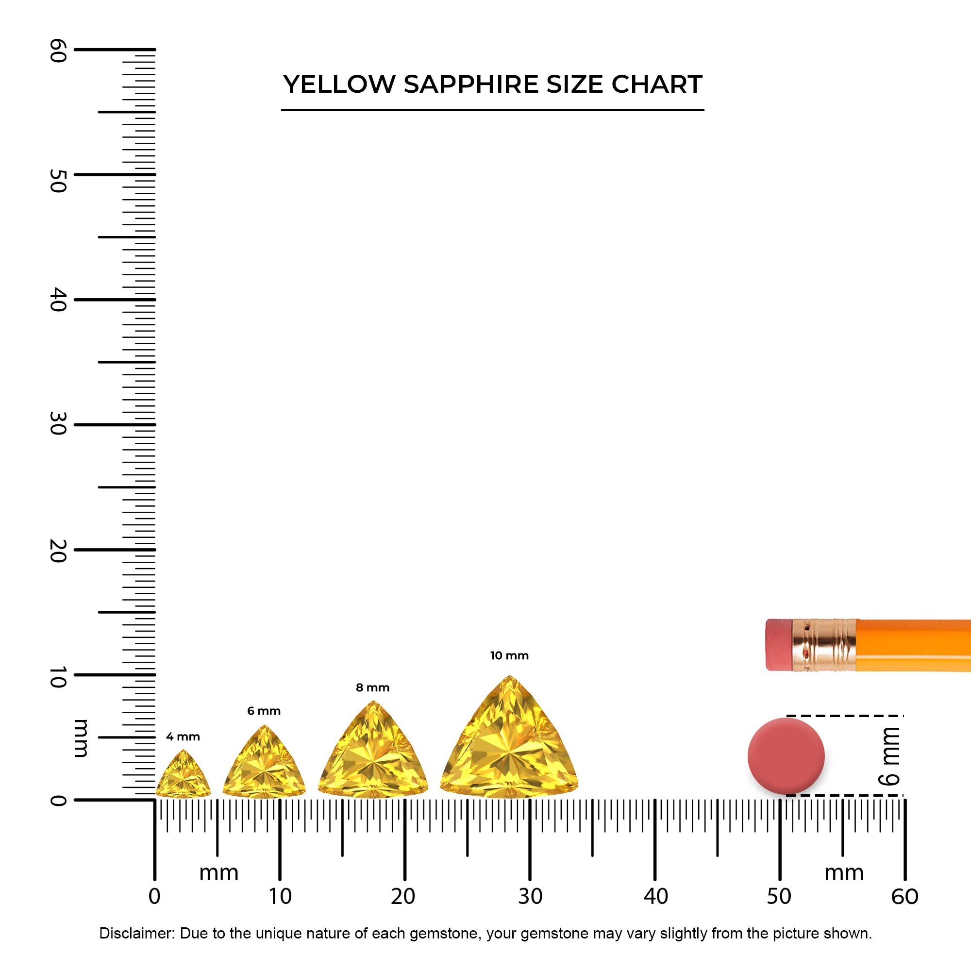 lab grown yellow-sapphire trillion solitaire v-bale necklaces in sterling silver 