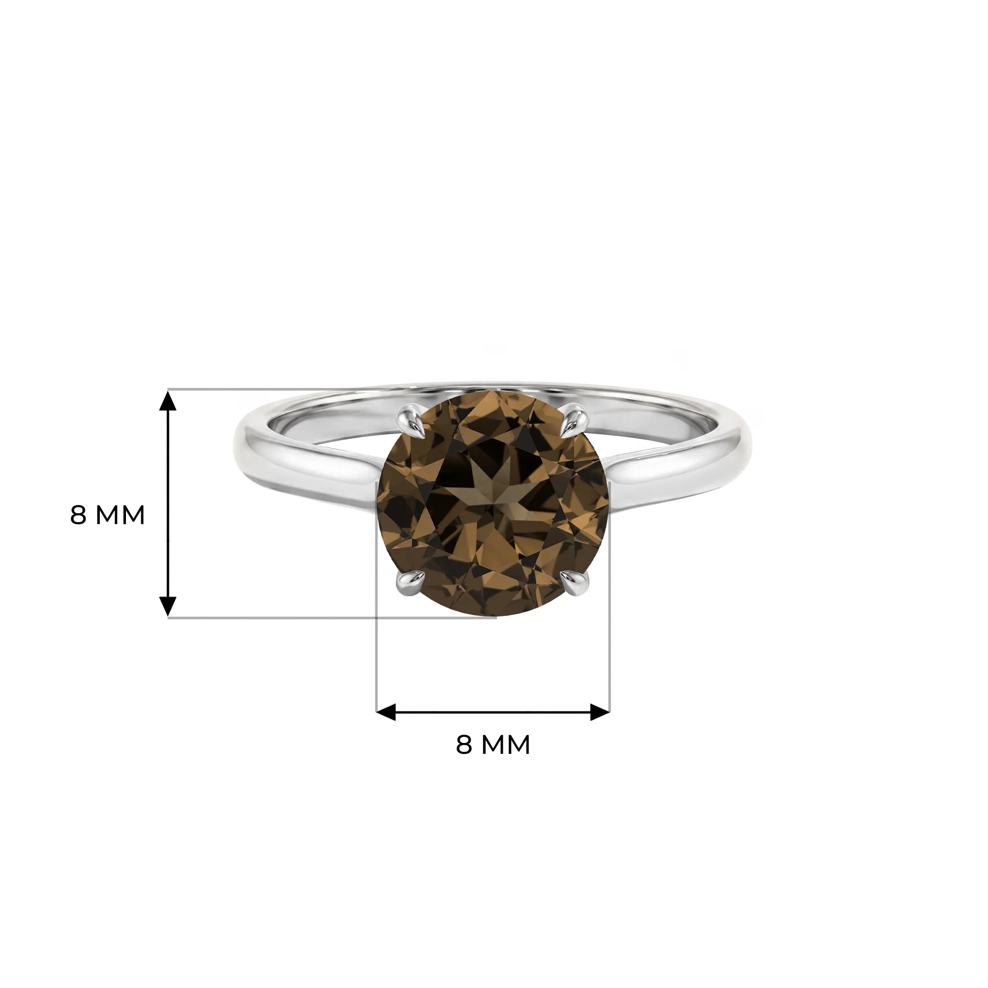 14K White Gold