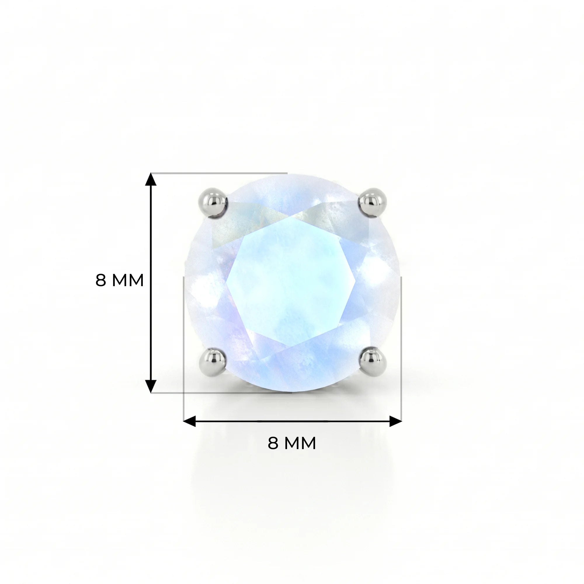 14K White Gold