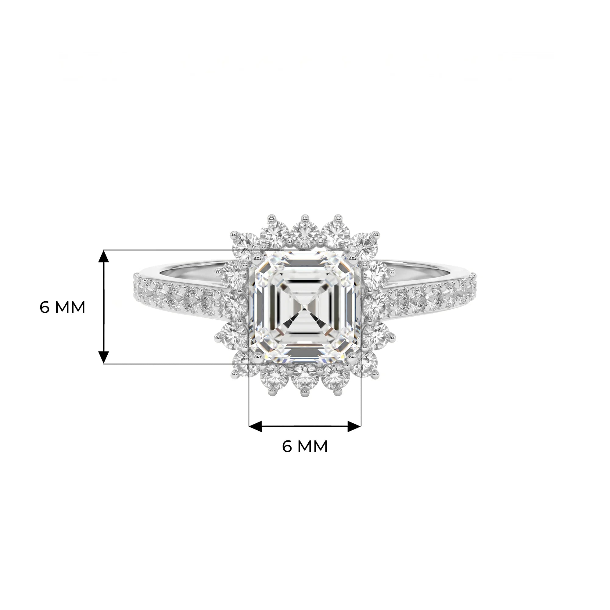 14K White Gold