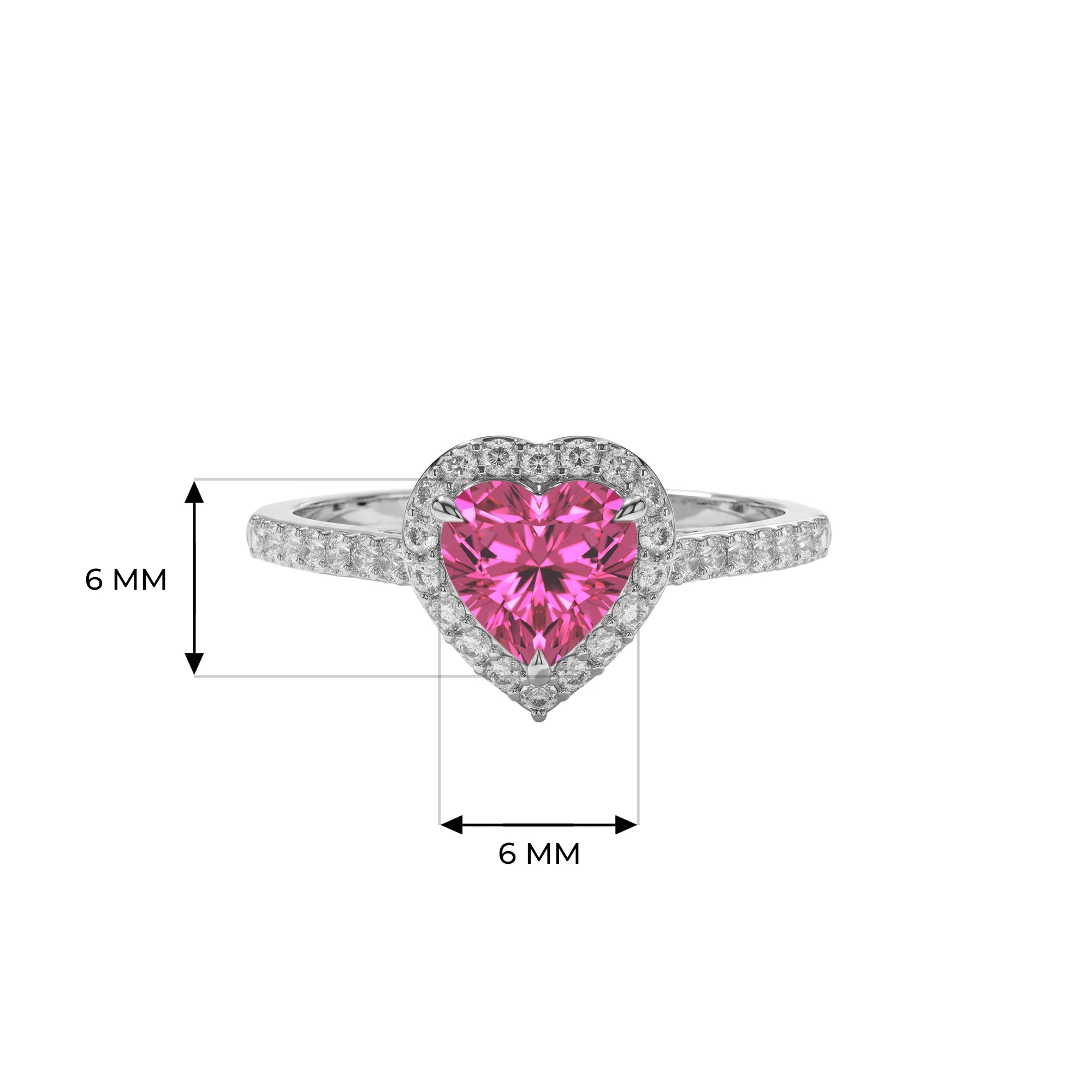 14K White Gold
