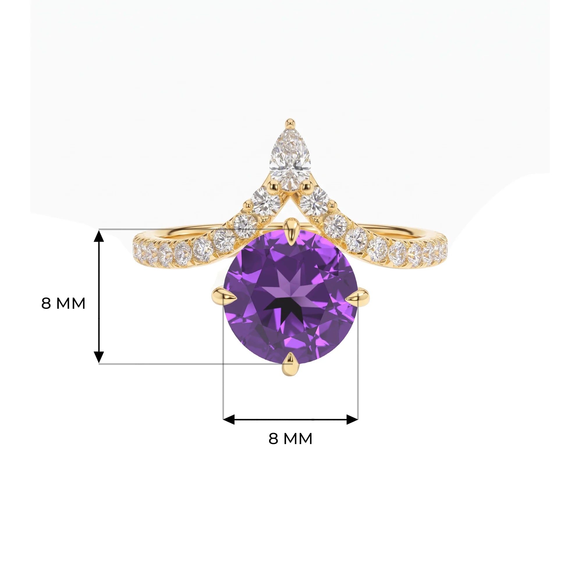 14K Yellow Gold