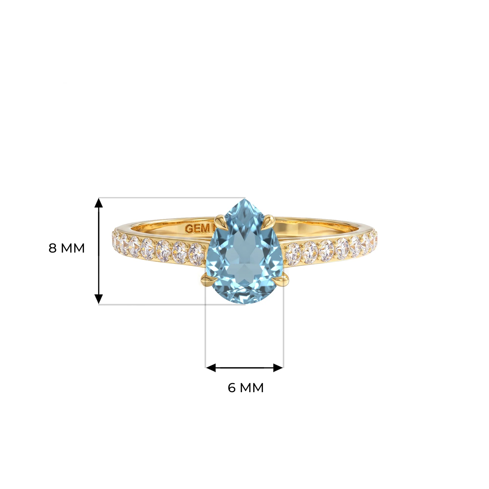14K Yellow Gold