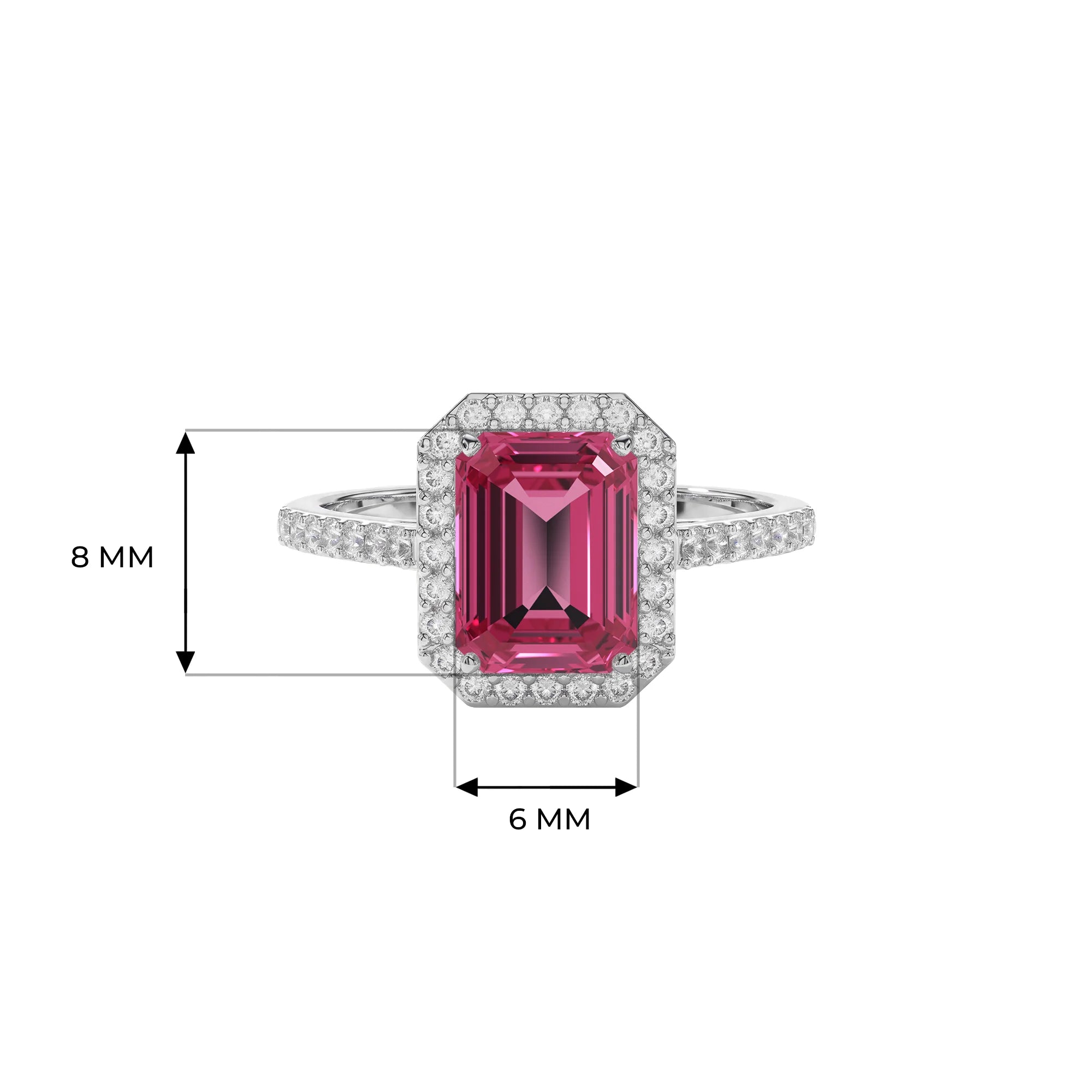 14K White Gold