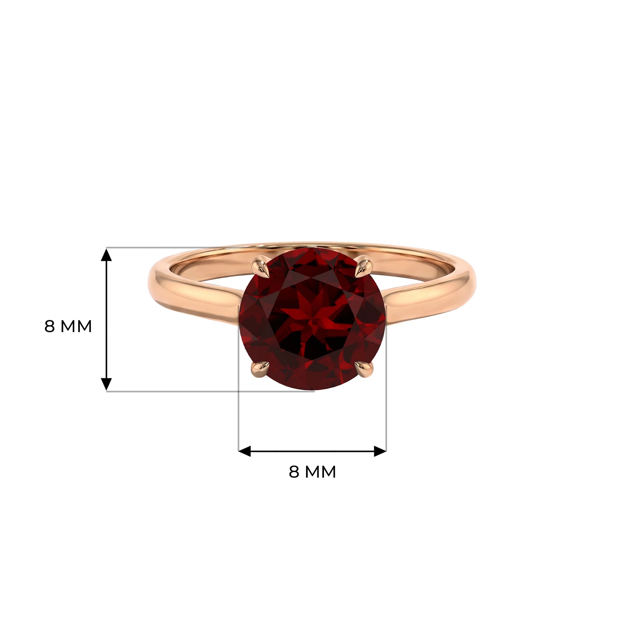 14K Rose Gold