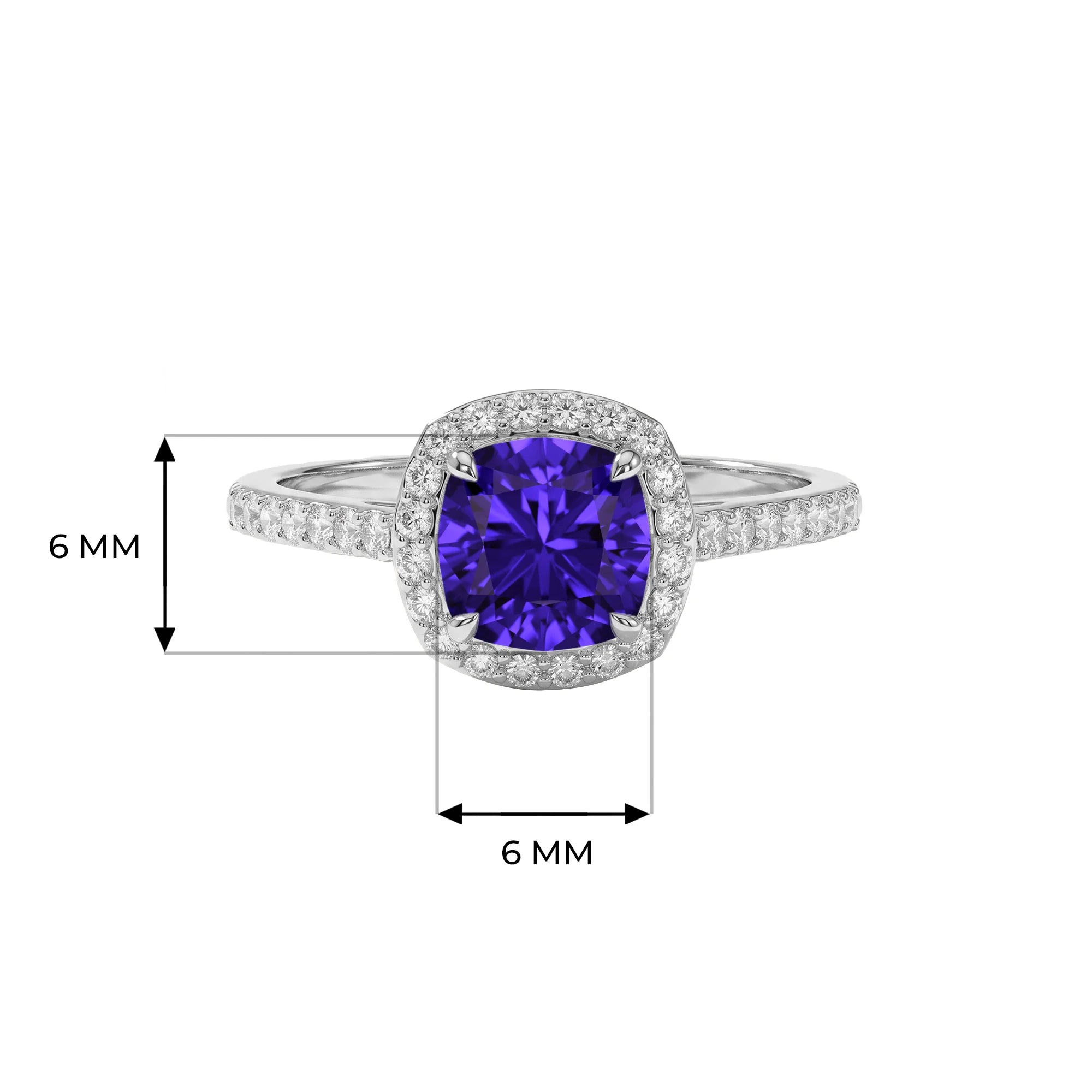 14K White Gold