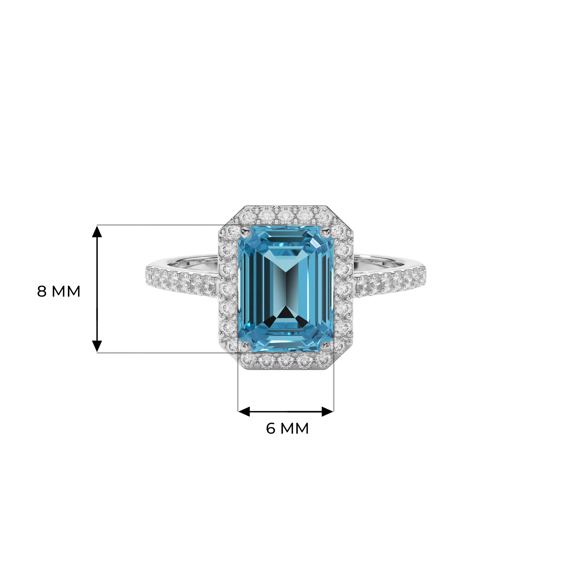 14K White Gold