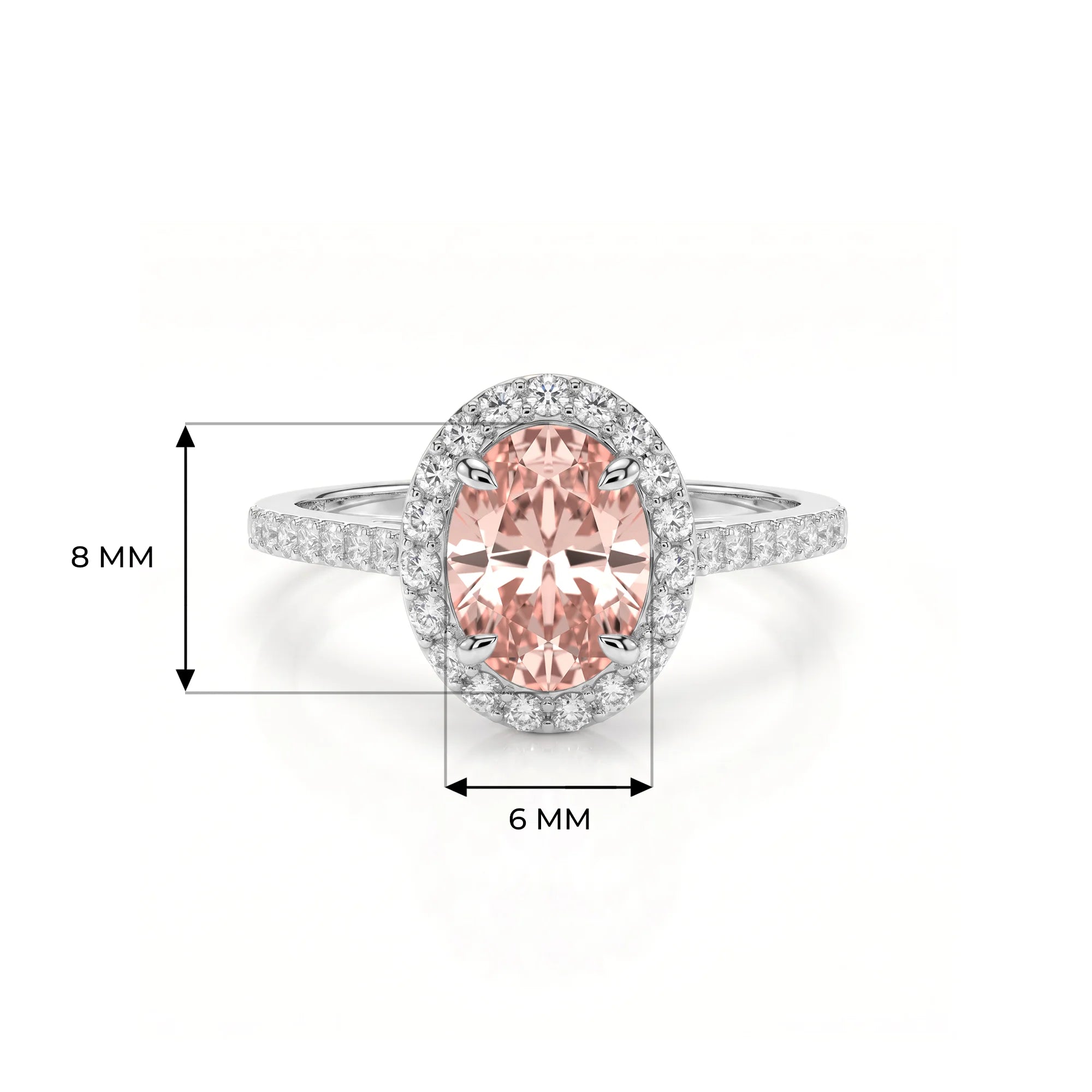 14K White Gold