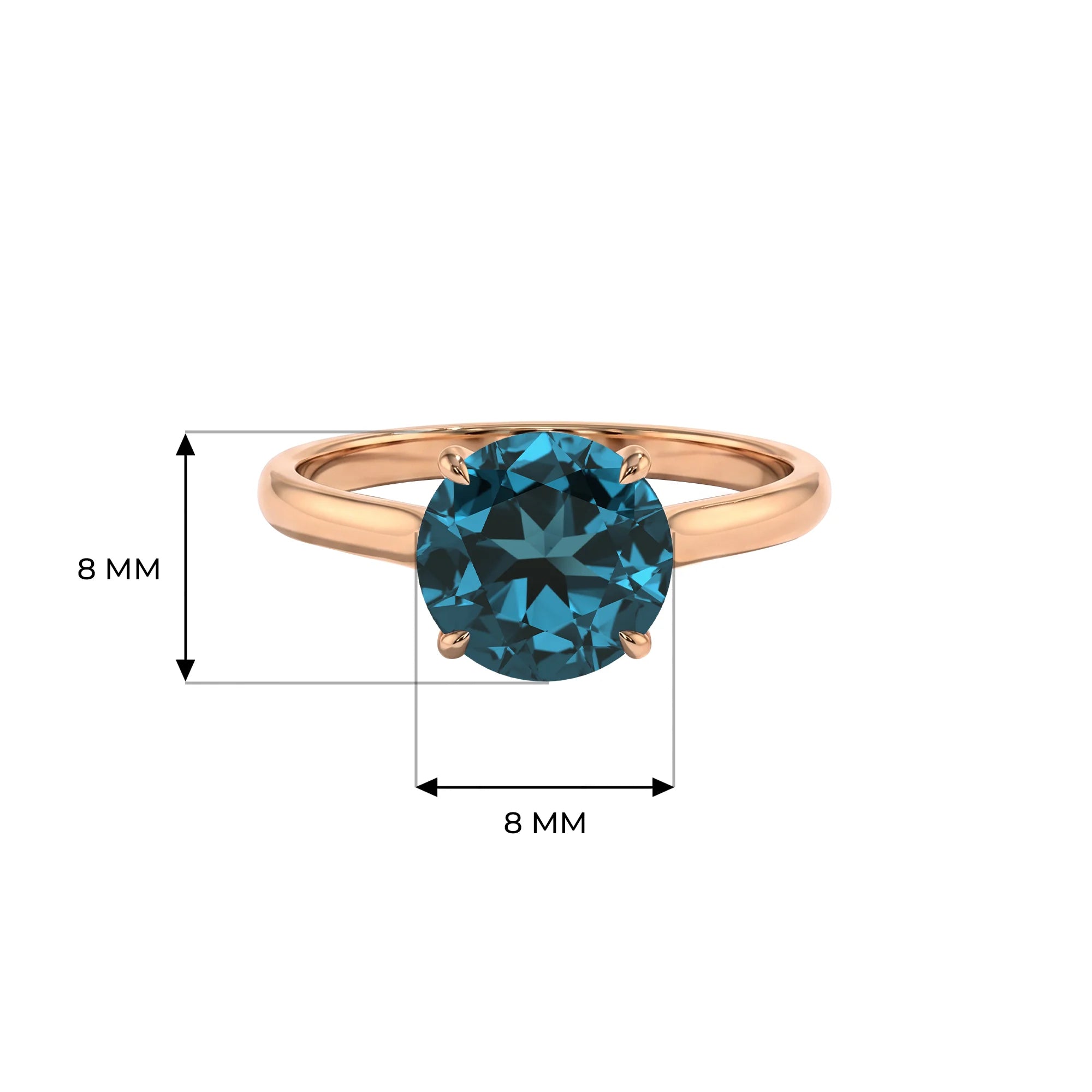 14K Rose Gold