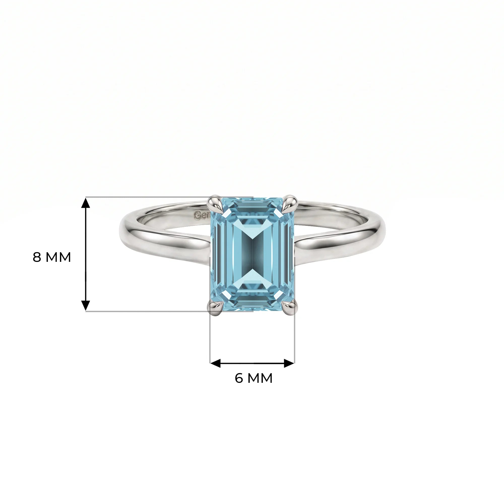 14K White Gold