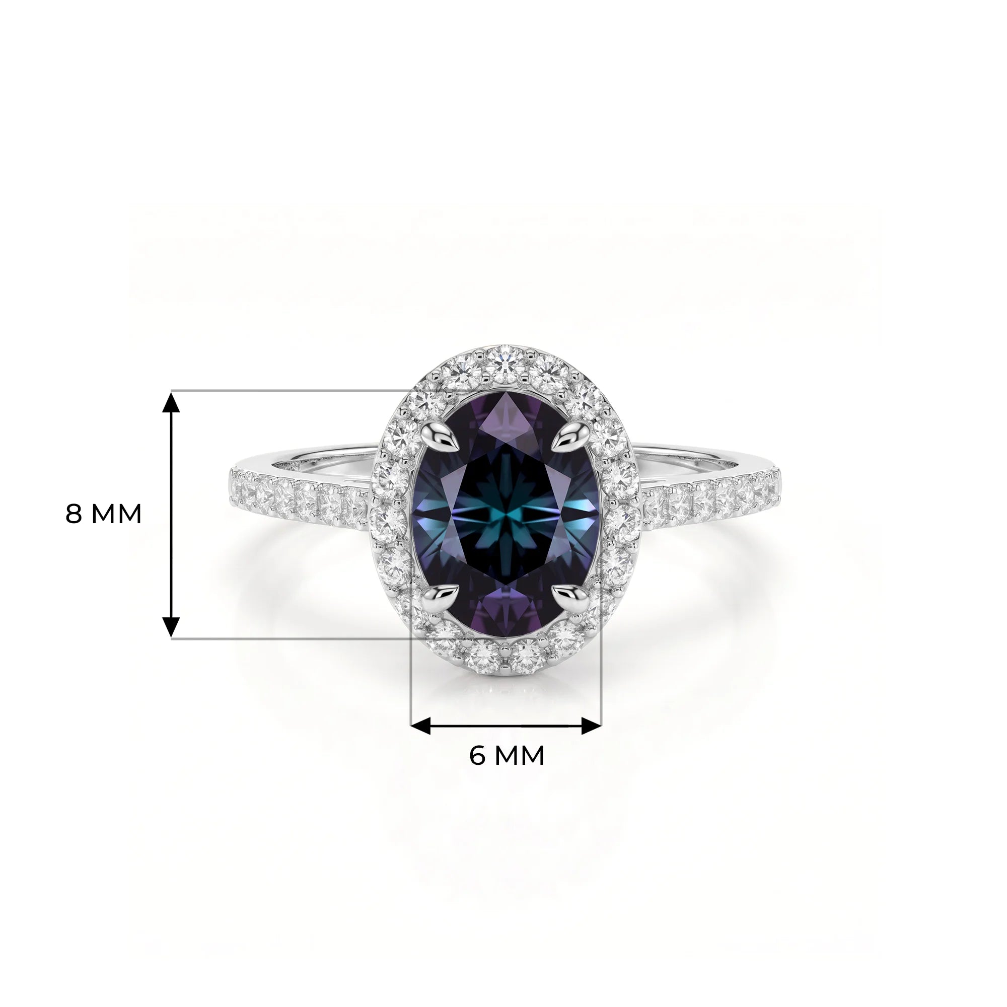 14K White Gold