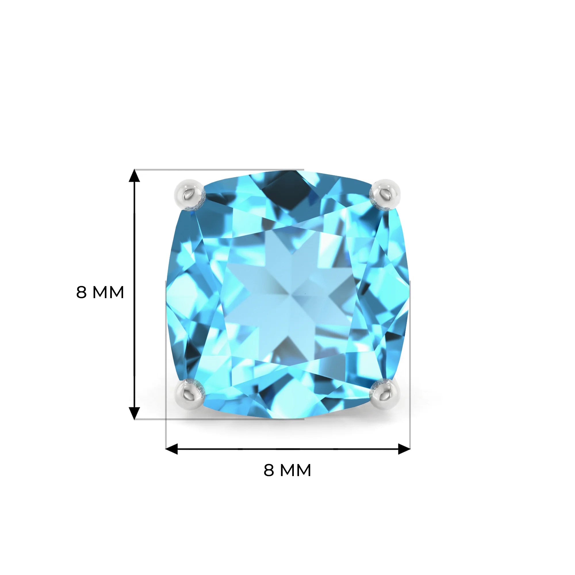 14K White Gold