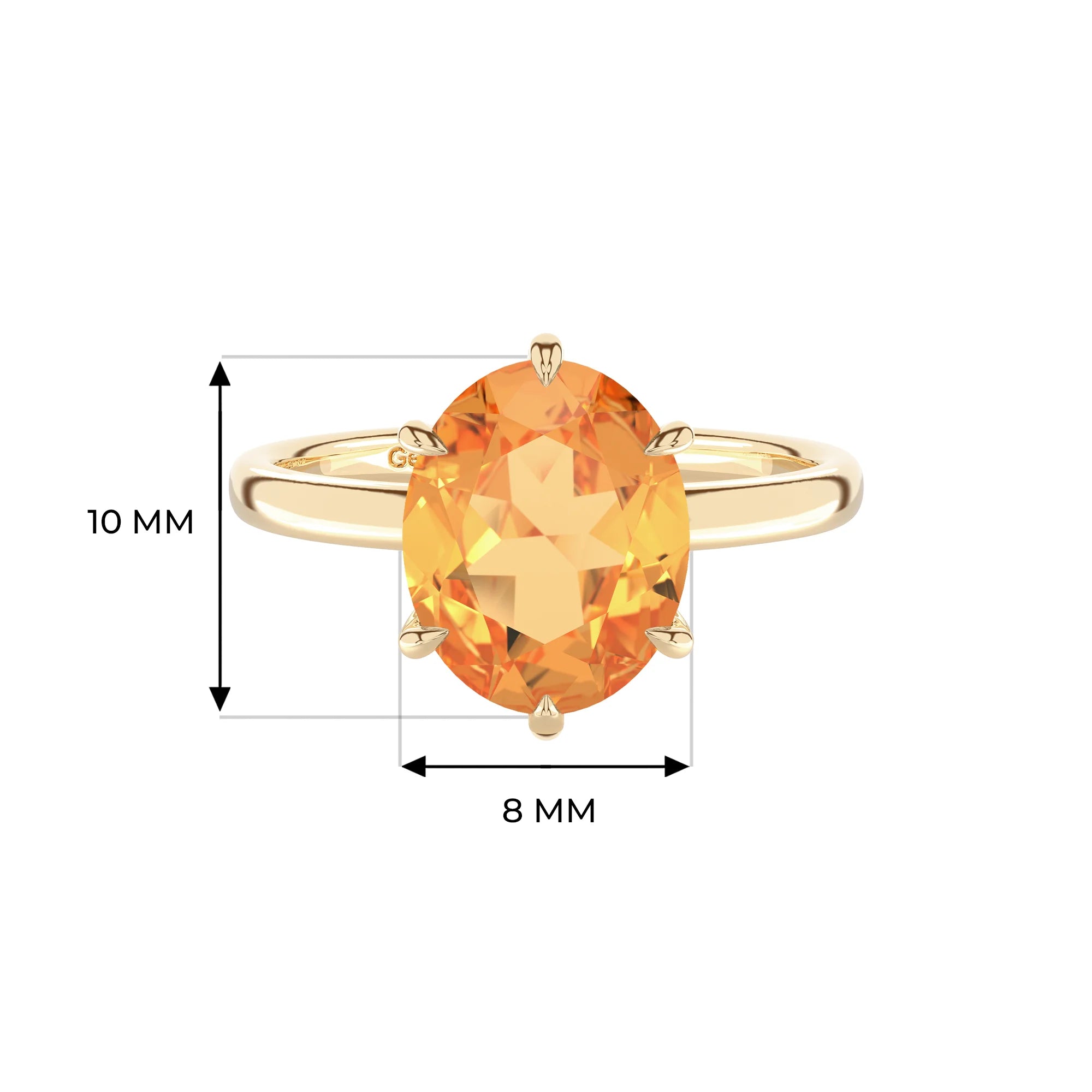 14K Yellow Gold