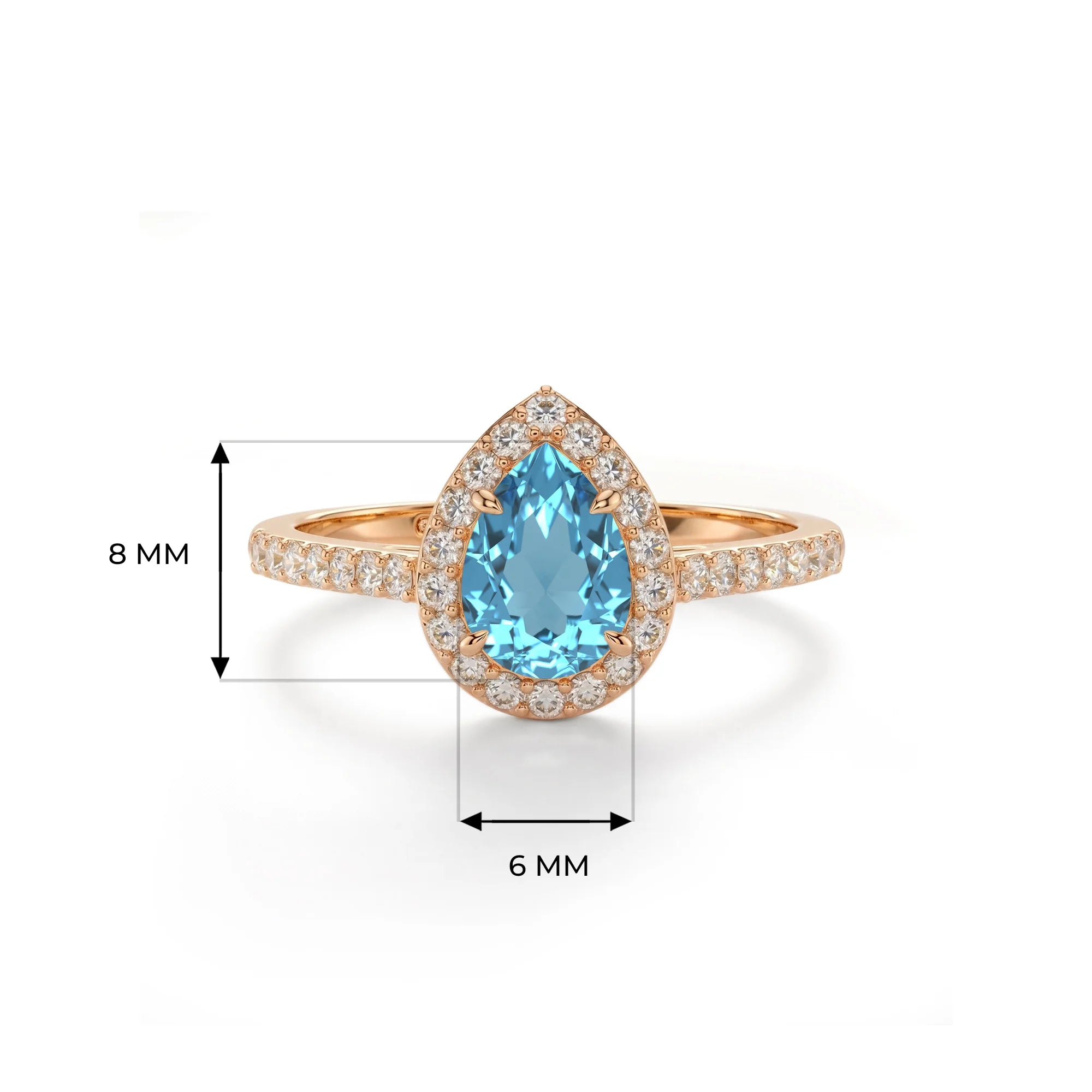 14K Rose Gold