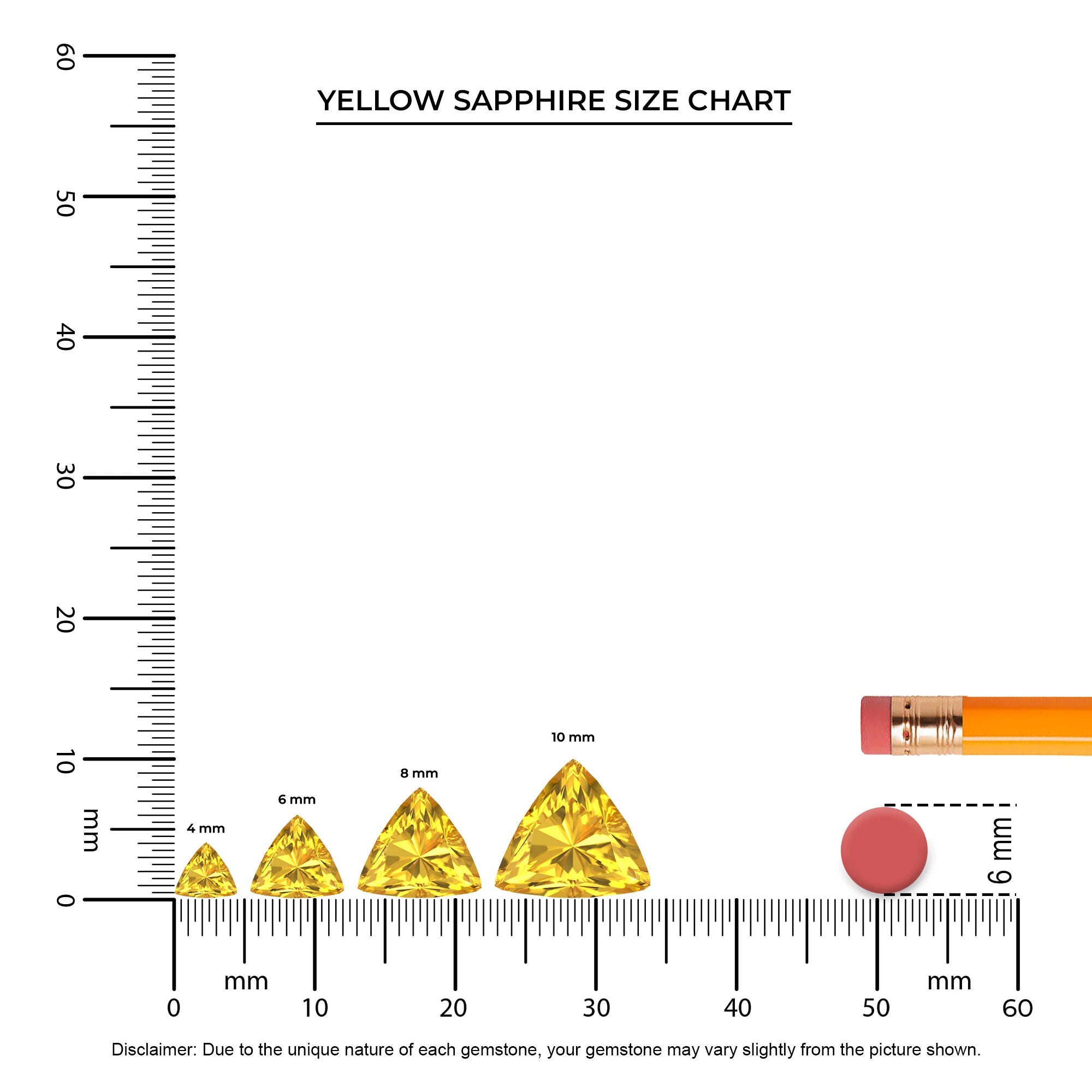 lab grown yellow-sapphire trillion solitaire necklaces in platinum 