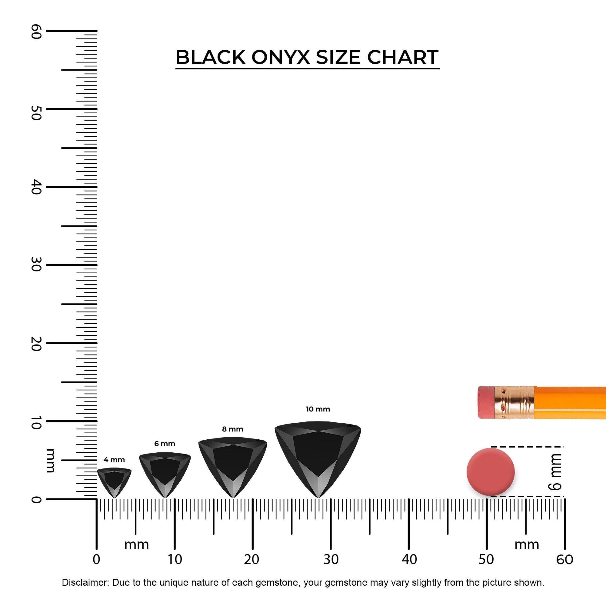 natural black-onyx trillion solitaire necklaces in rose gold 