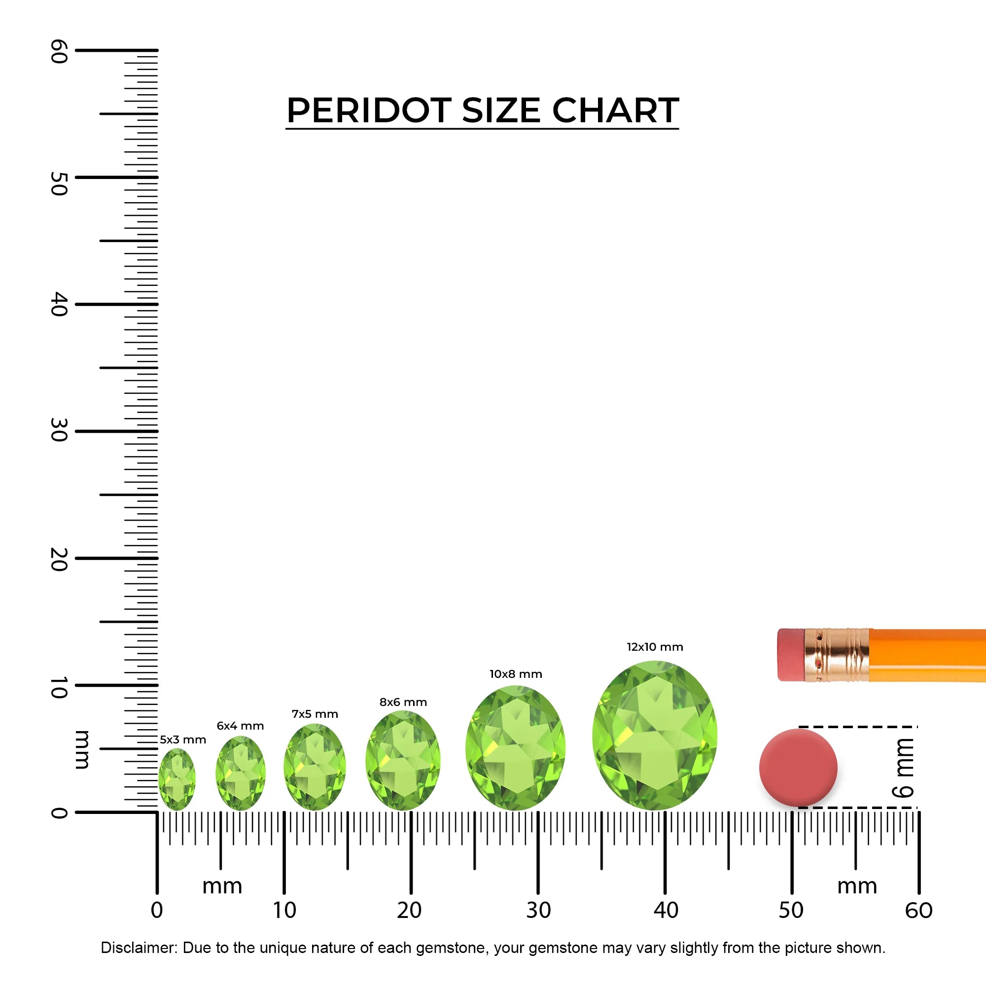 natural peridot oval solitaire necklaces in platinum 
