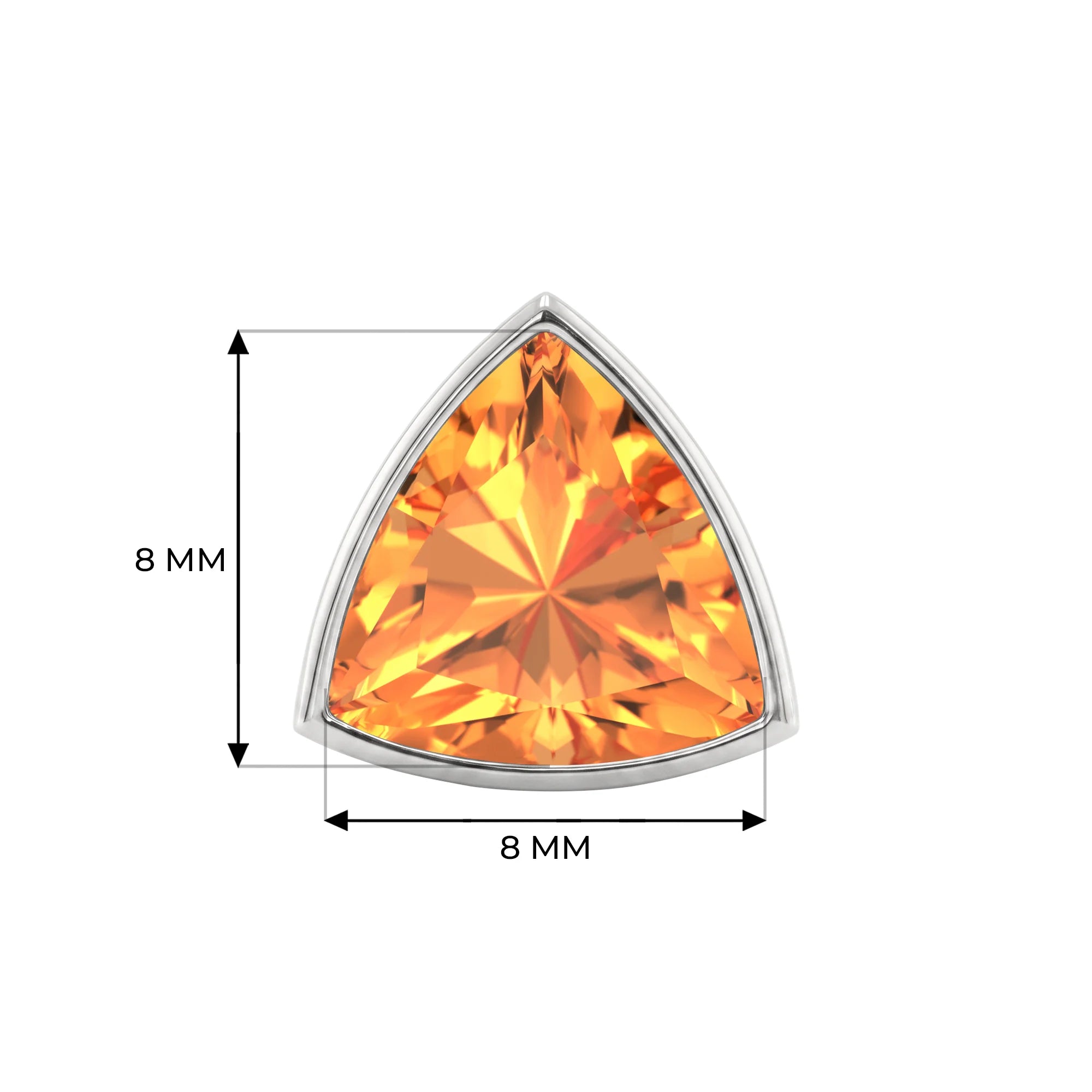 14K White Gold