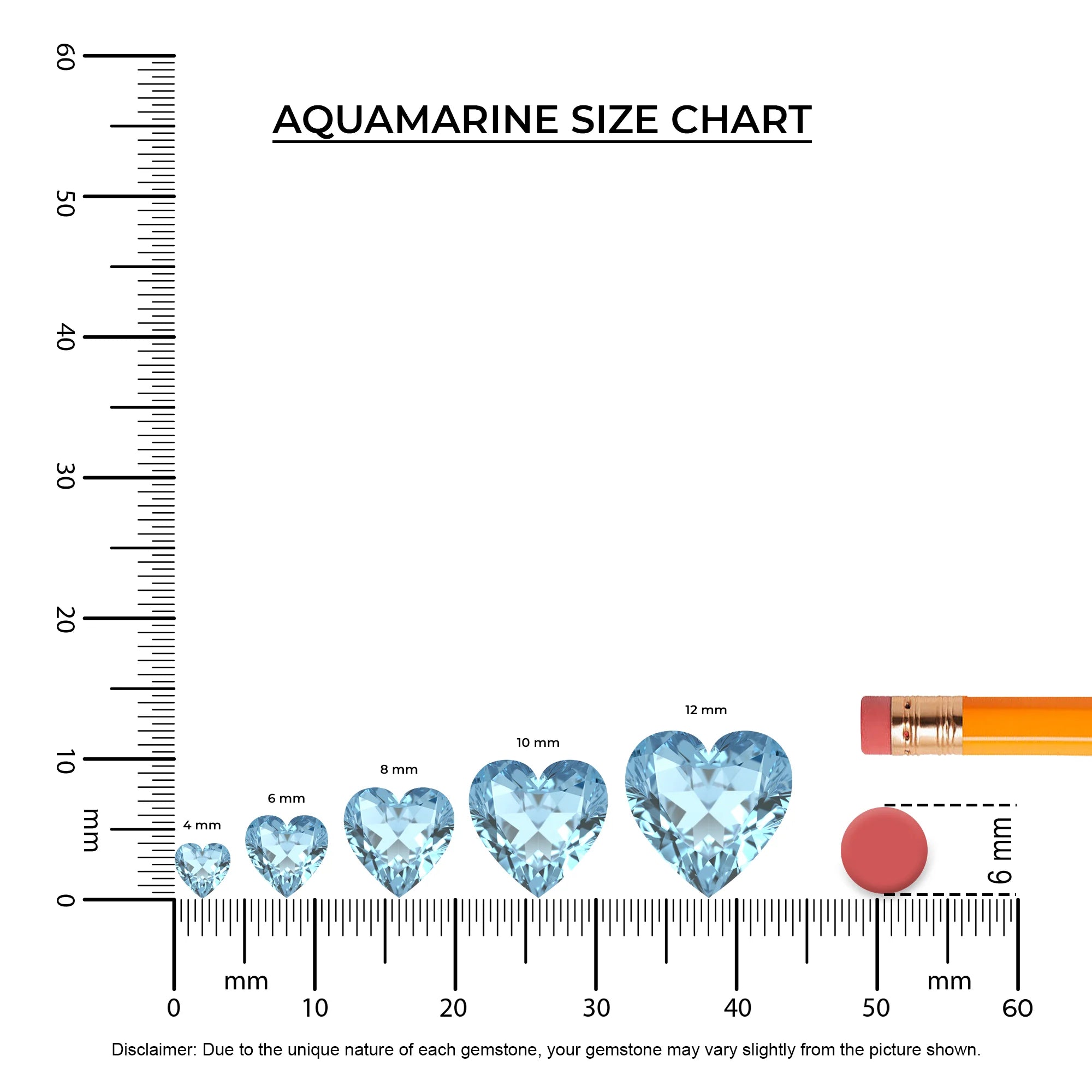 lab grown aquamarine heart drop earrings in rose gold 