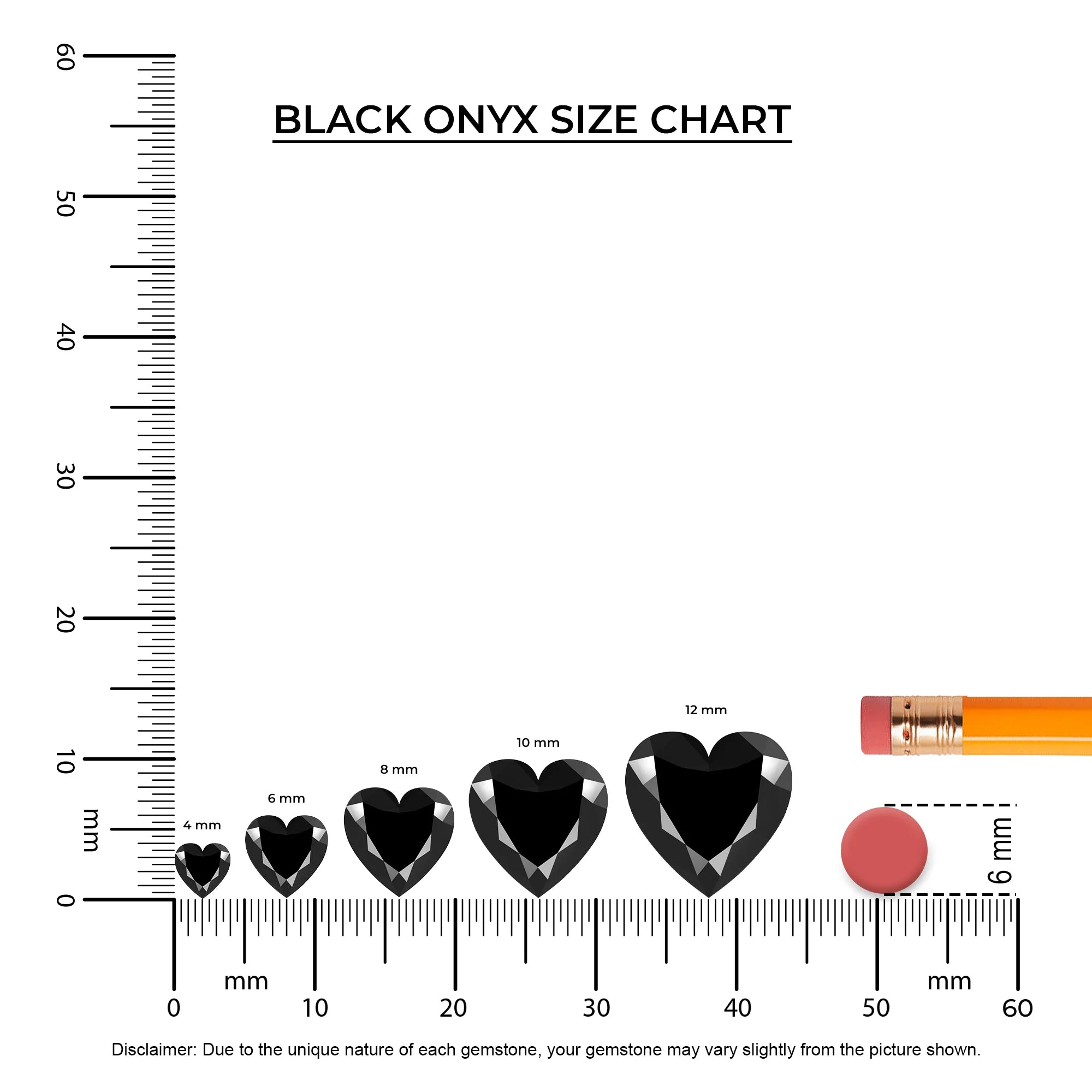 natural black onyx heart drop earrings in platinum 
