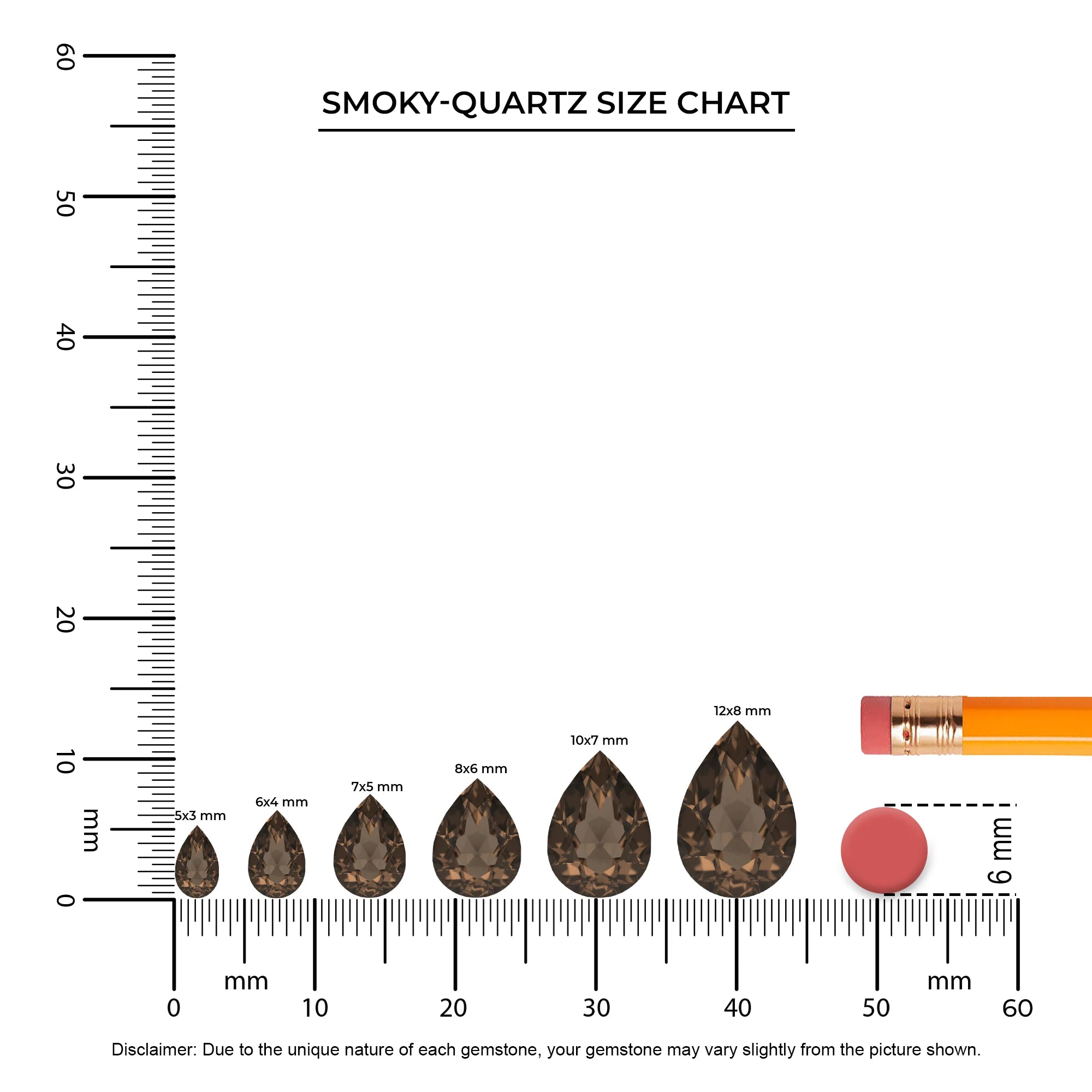 natural smoky-quartz pear solitaire necklaces in platinum 
