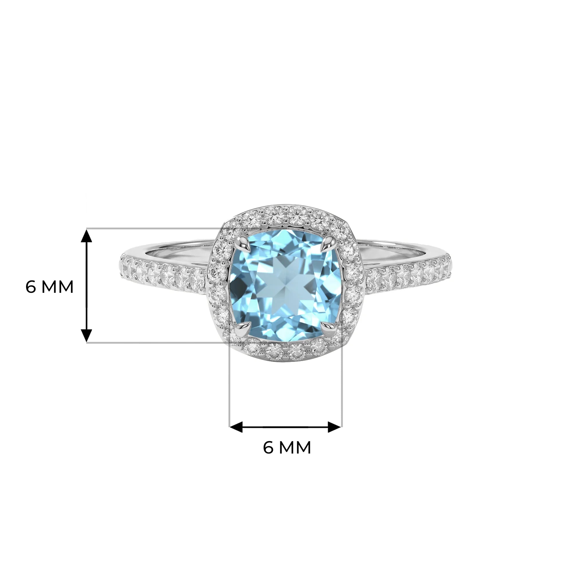 14K White Gold