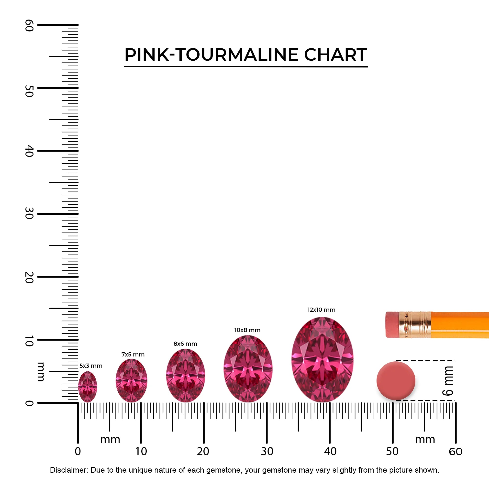 lab grown pink tourmaline oval stud earrings in platinum 