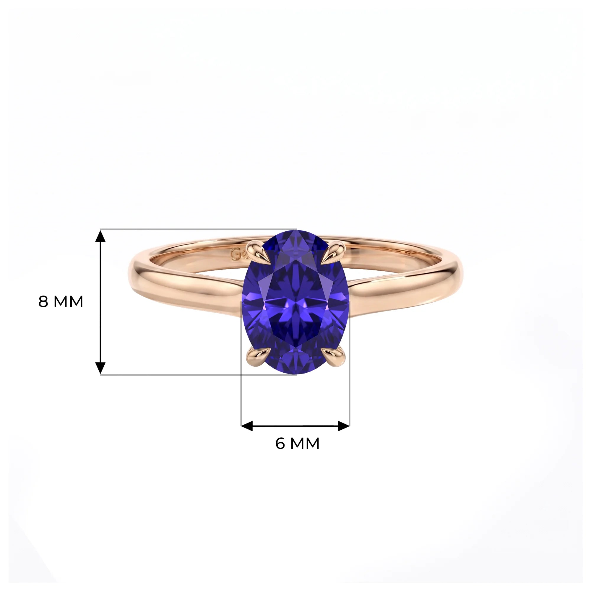 14K Rose Gold